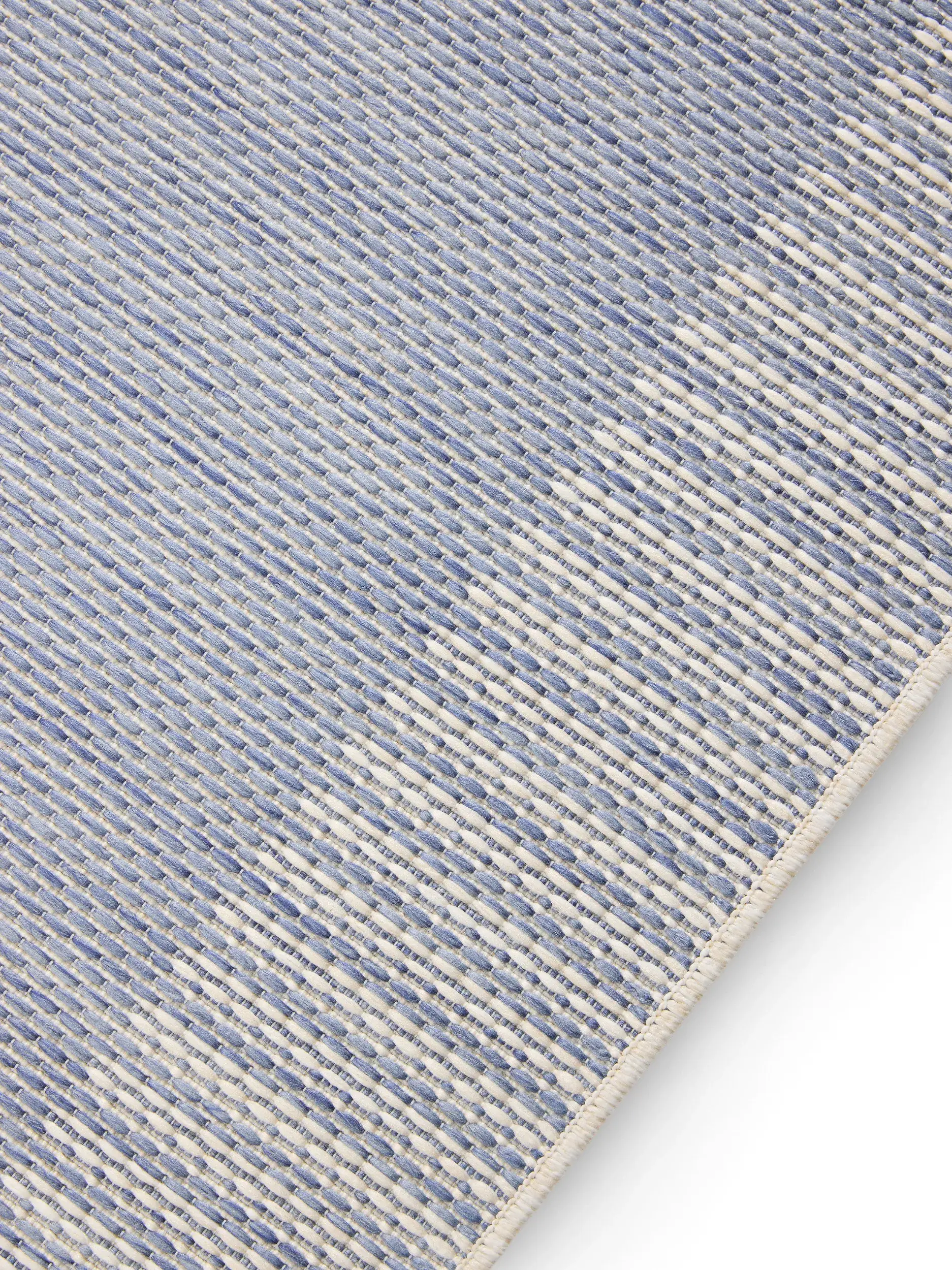 Teppich aus 100% Polypropylen in Blau mit 100% Polypropylen hohem Flor von benuta Nest