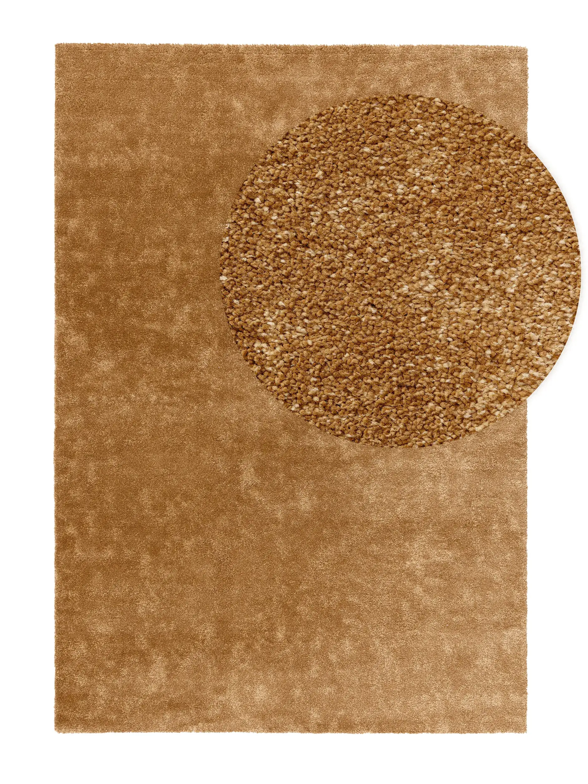 Teppe av 100% Polypropylen i Braun med 100% Polypropylen høy lugg fra benuta Nest