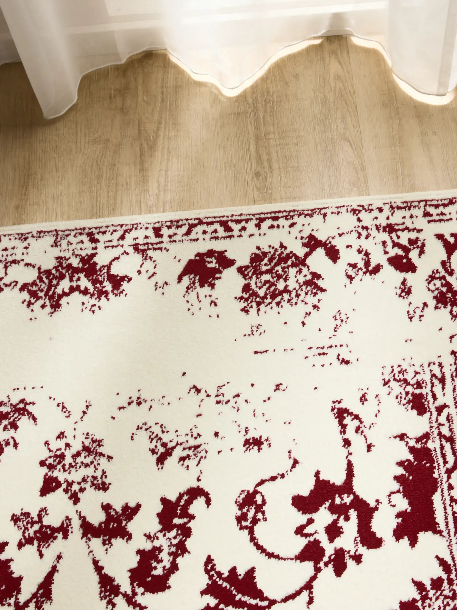 Rug made of 100% Polypropylen in Beige with a 100% Polypropylen high pile by benuta Basic