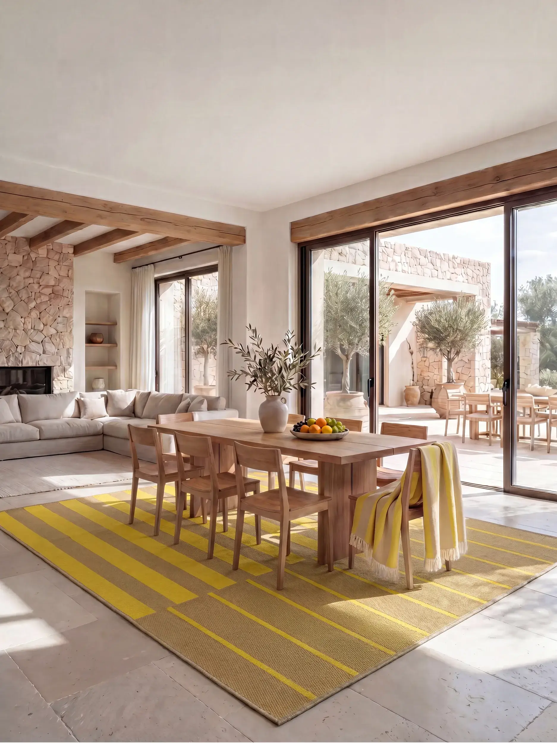 Rug Reed made of 76% Polypropylen, 23% Polyester, 1% Latex in  by benuta Nest