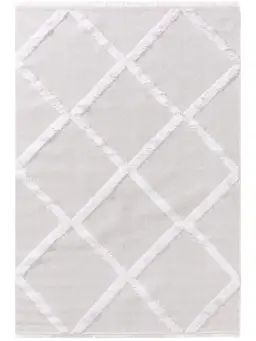 Baumwollteppich Oslo Cream