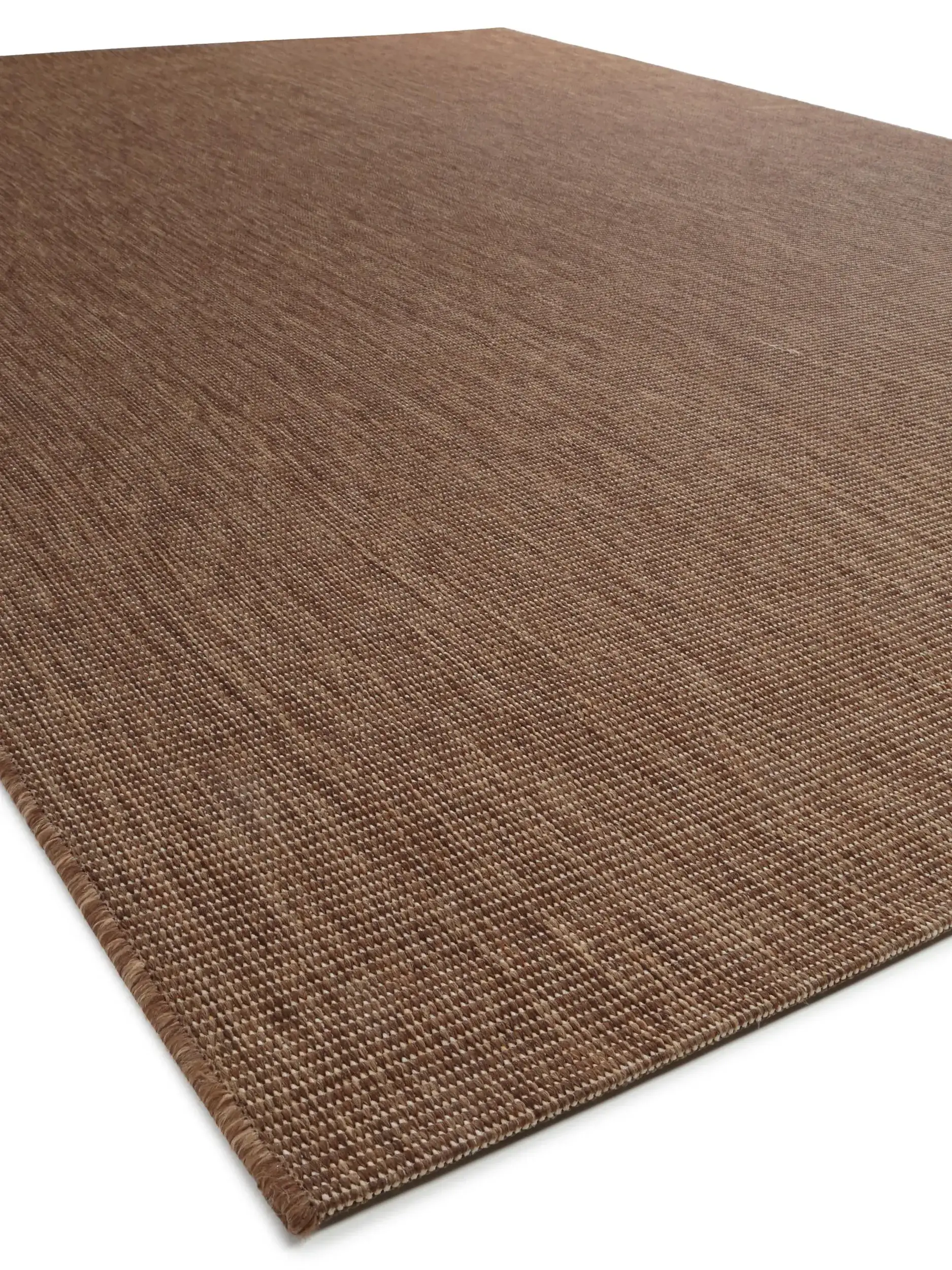 Rug made of 100% Polypropylen in Braun with a 100% Polypropylen high pile by benuta Nest