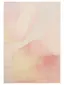 Waschbarer Teppich Luna Beige/Pink