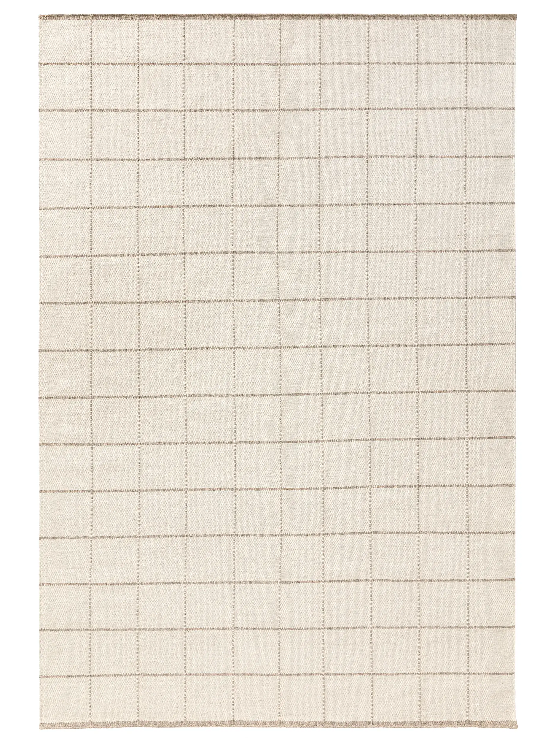 Teppich aus 90% Wolle, 10% Baumwolle in Beige mit 90% Wolle, 10% Baumwolle hohem Flor von benuta Pure