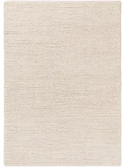Wool Rug Beads Cream