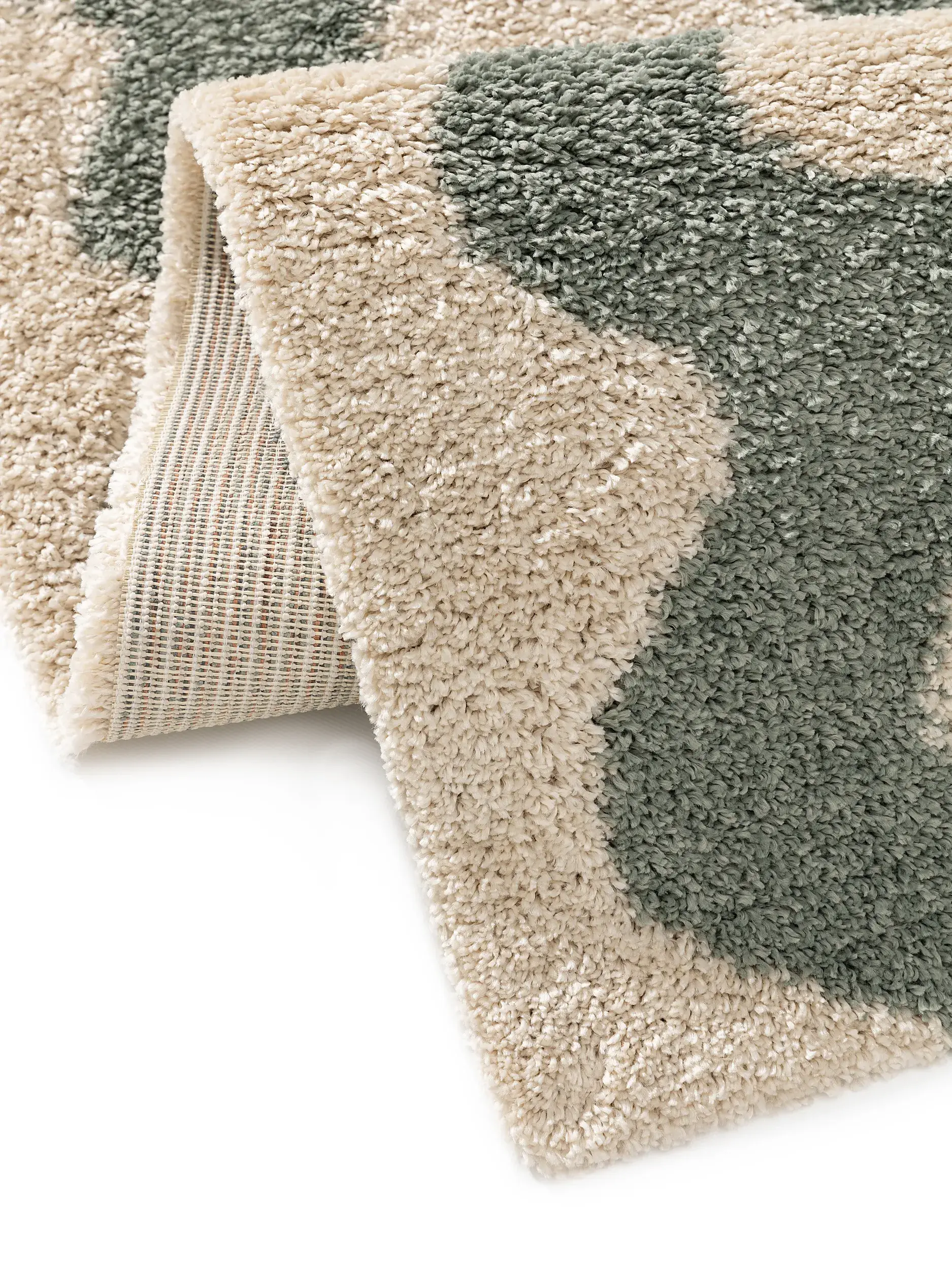Teppich aus 100% Polypropylen in Multicolor mit 100% Polypropylen hohem Flor von benuta Pop
