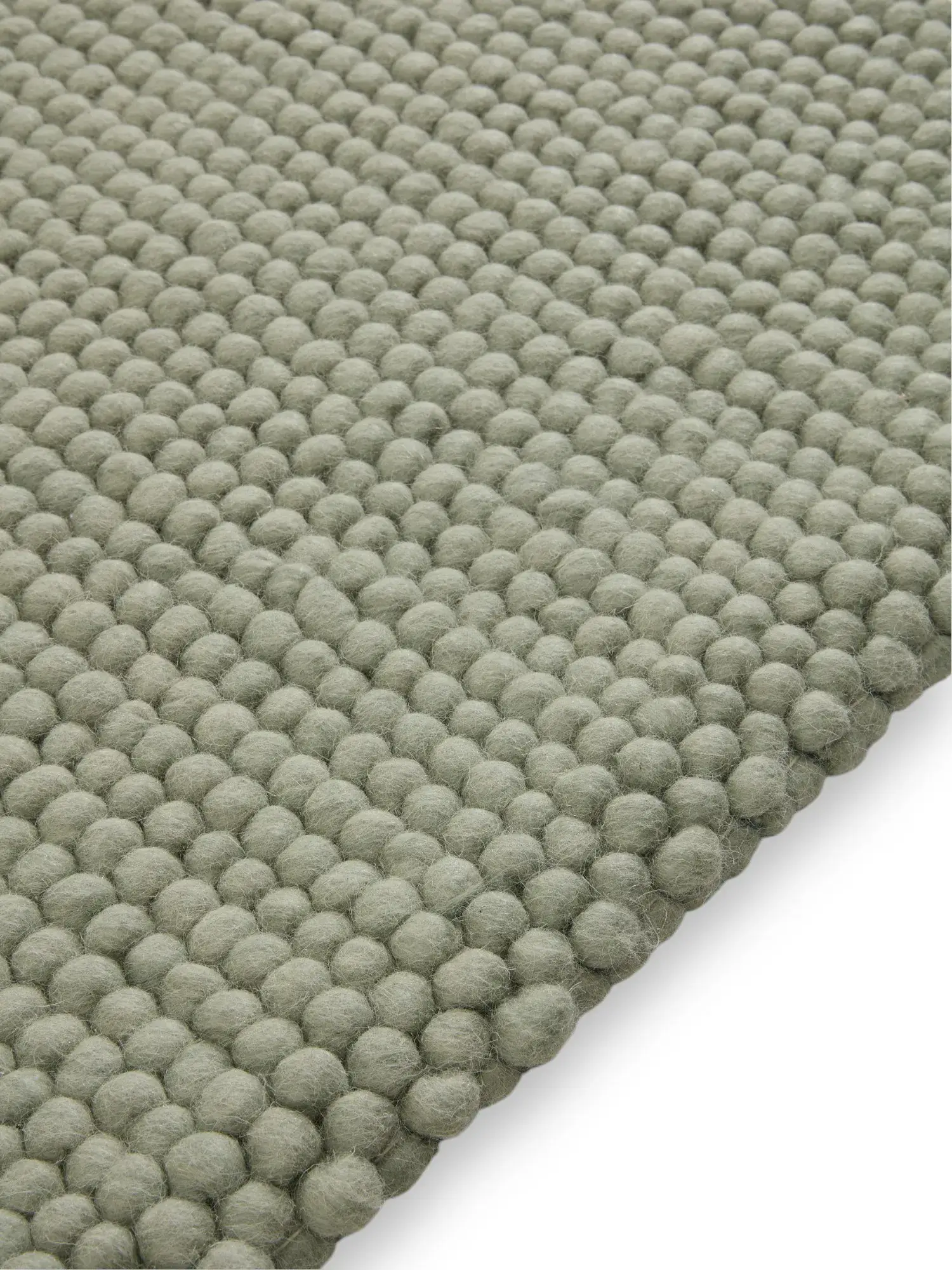 Dywan Beads z 70% Wełna, 30% Poliester w kolorze zielony od benuta pure