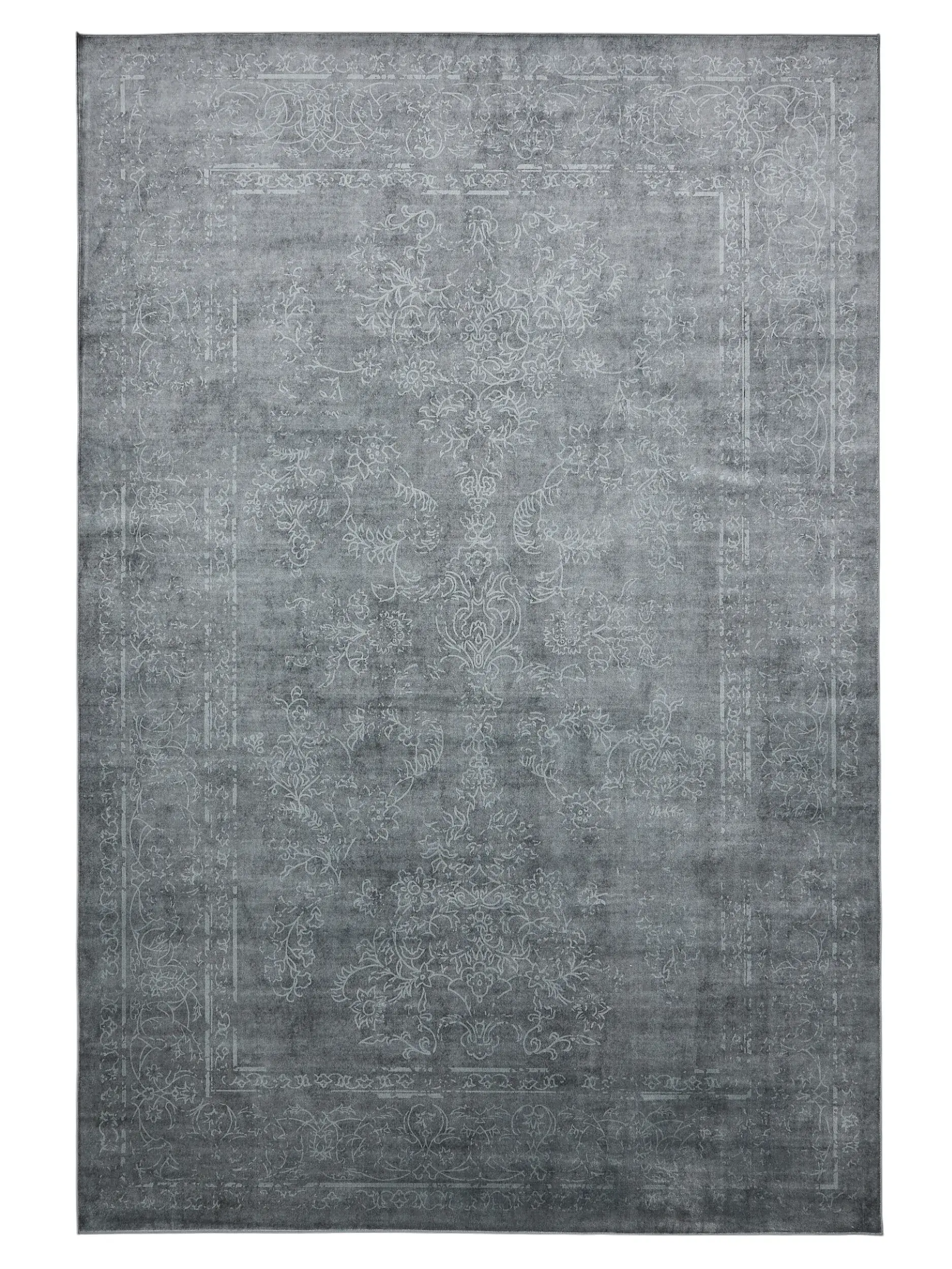 Teppich aus 100% Polyester in Beige mit 100% Polyester hohem Flor von benuta Nest