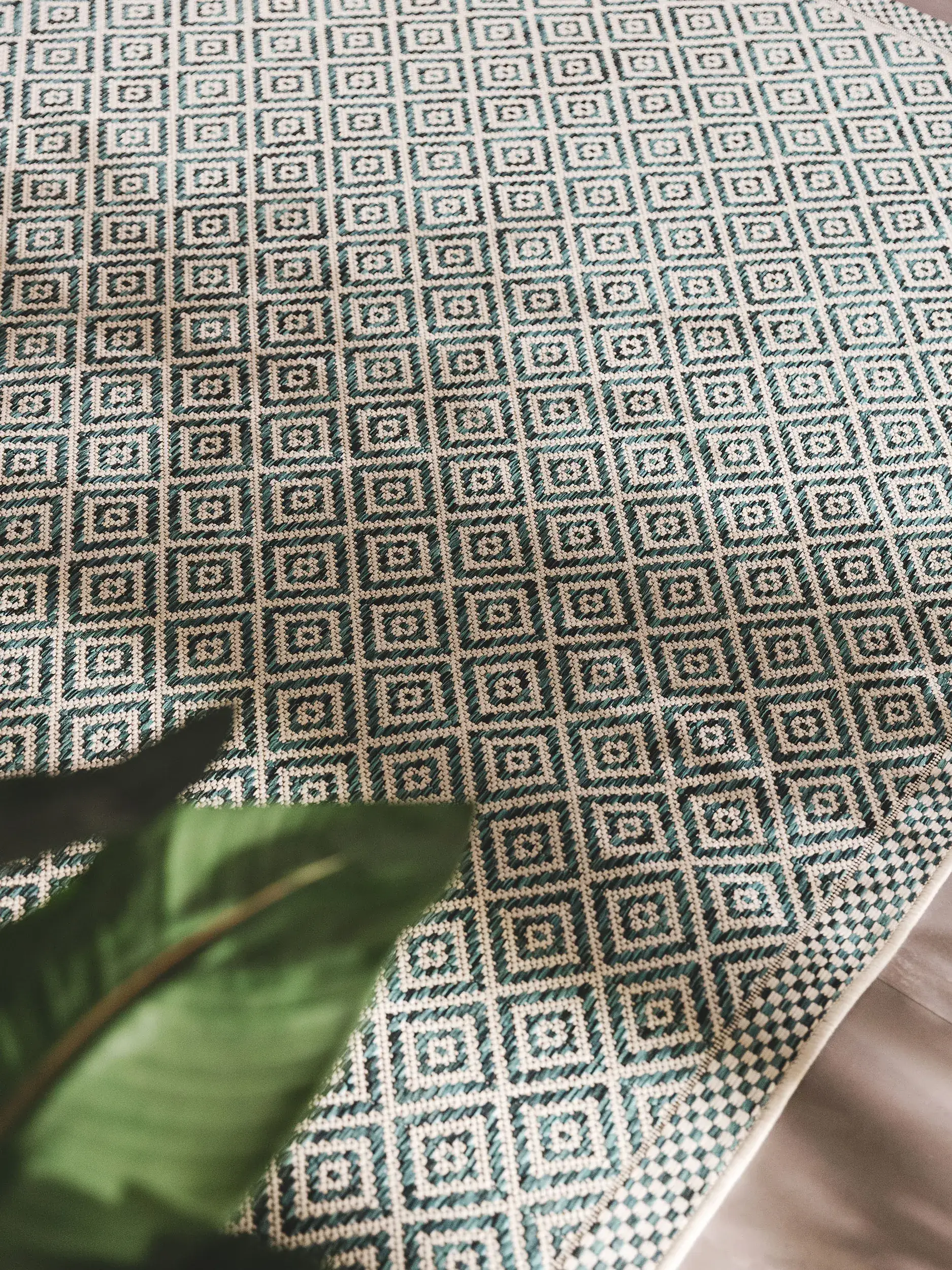 Alfombra de 100% Polipropileno en Azul con un pelo de {{Placeholder_Pile Height}} de altura de benuta nest
