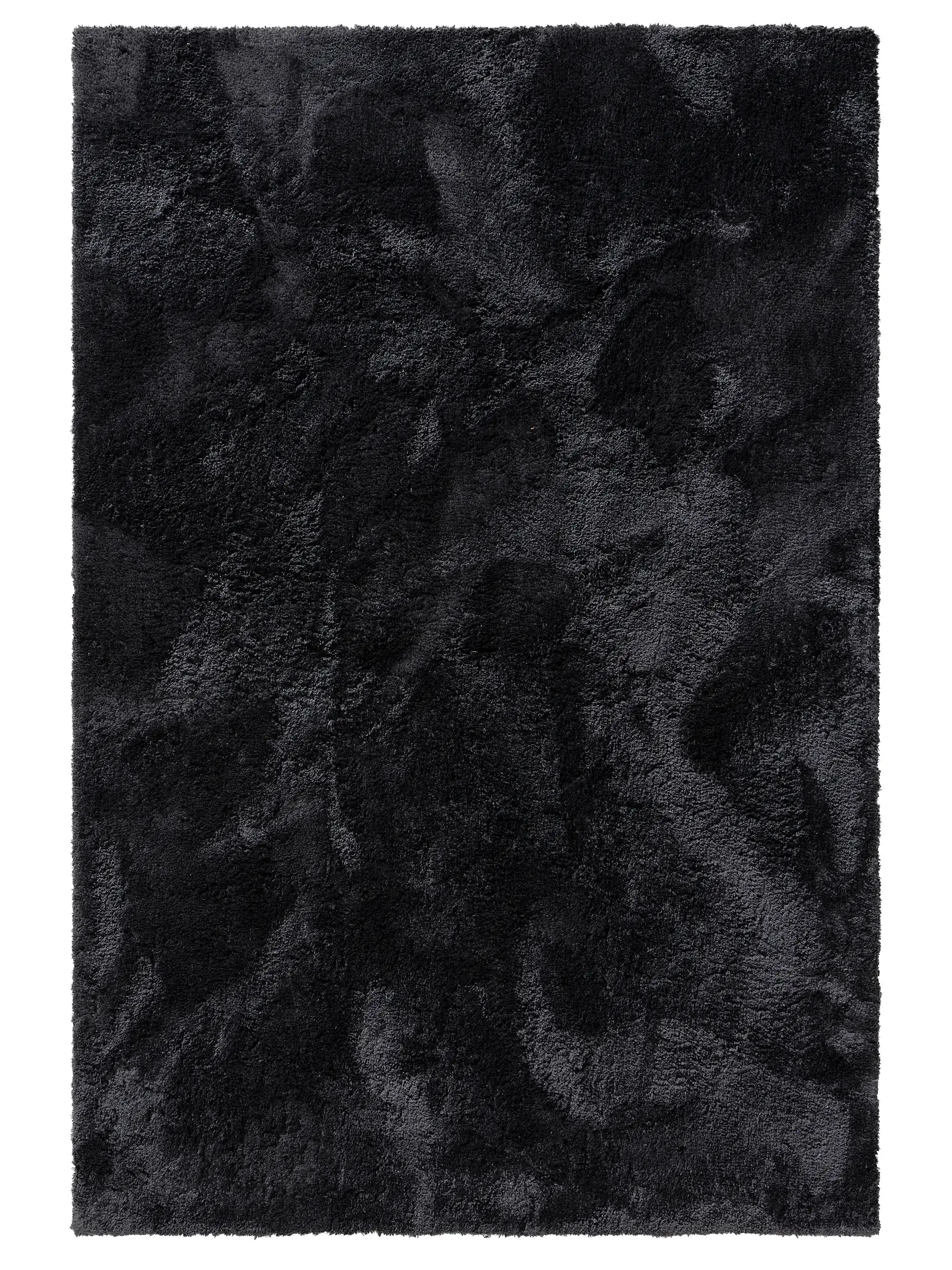 Tapis en 100% Polyester en Gris avec une pile de 100% Polyester de hauteur de benuta nest