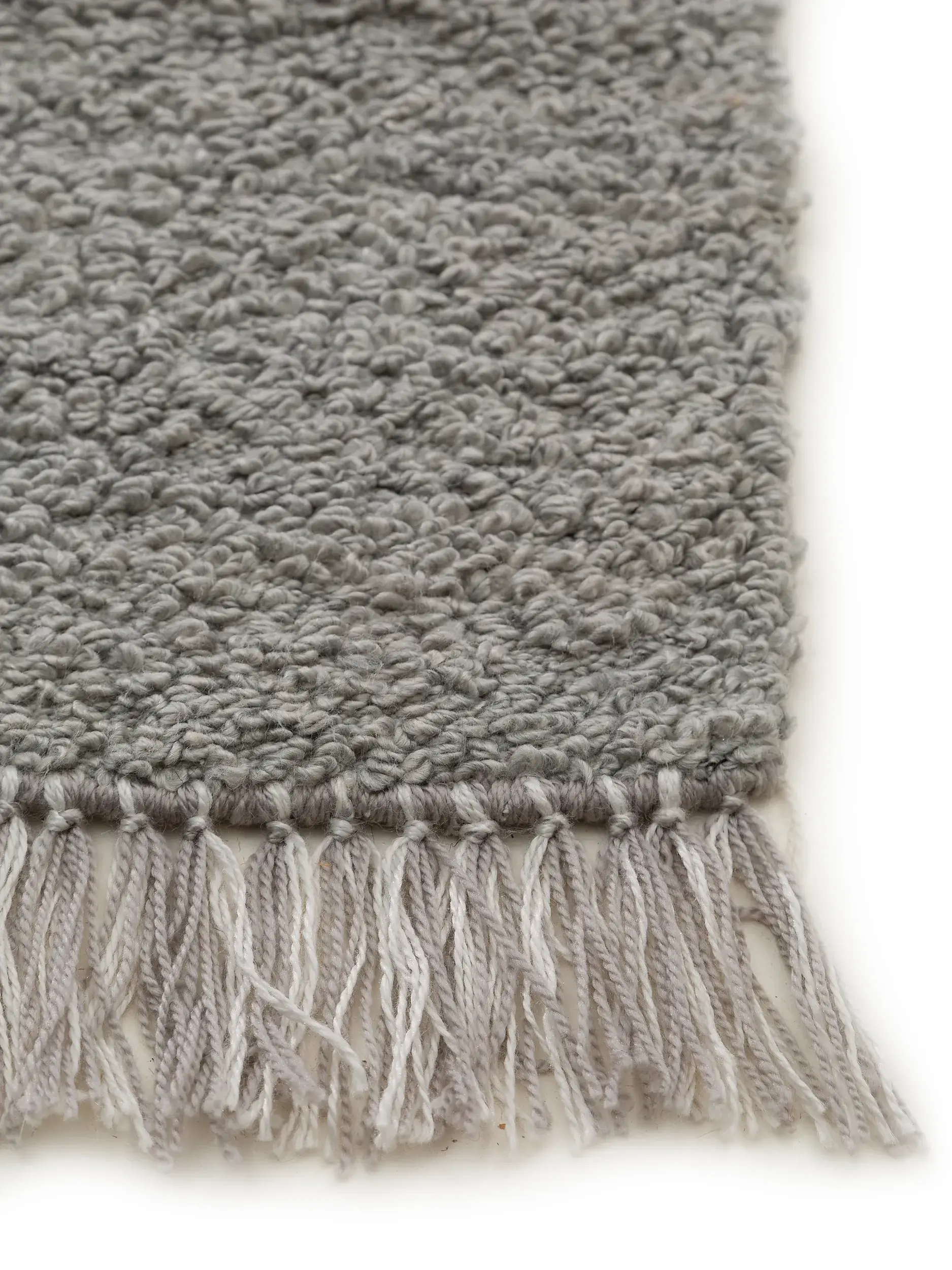 Teppich Eddy aus 100% Polyester in Grau von benuta Nest