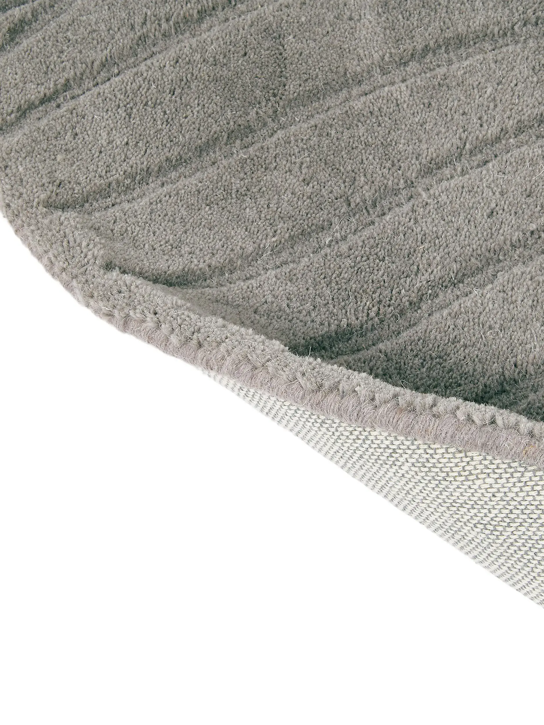 Teppich Folia aus 100% Wool in Grey von benuta