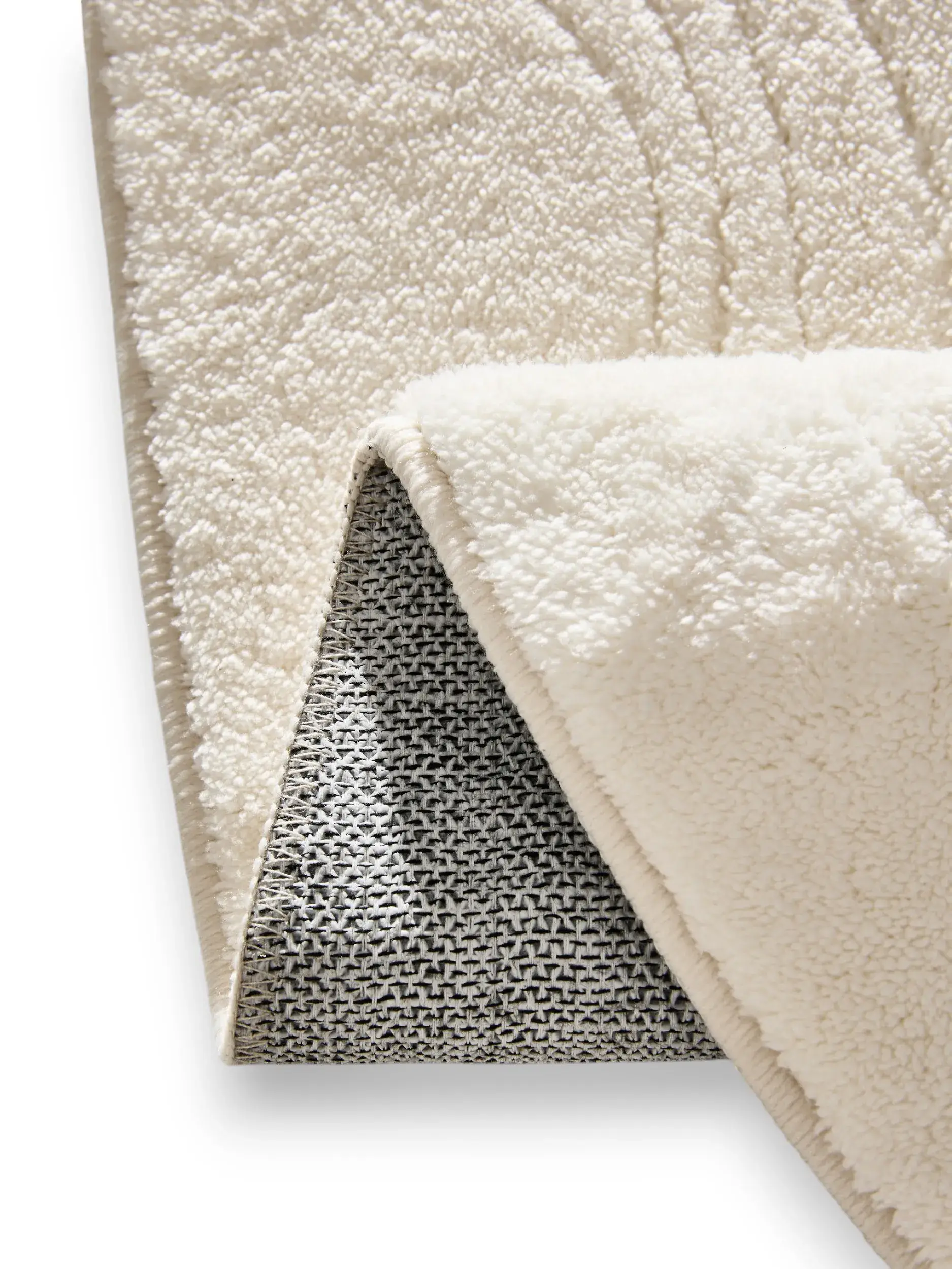 Tapete de 100% Polyester em Beige com pelo de 100% Polyester de altura da benuta Pop