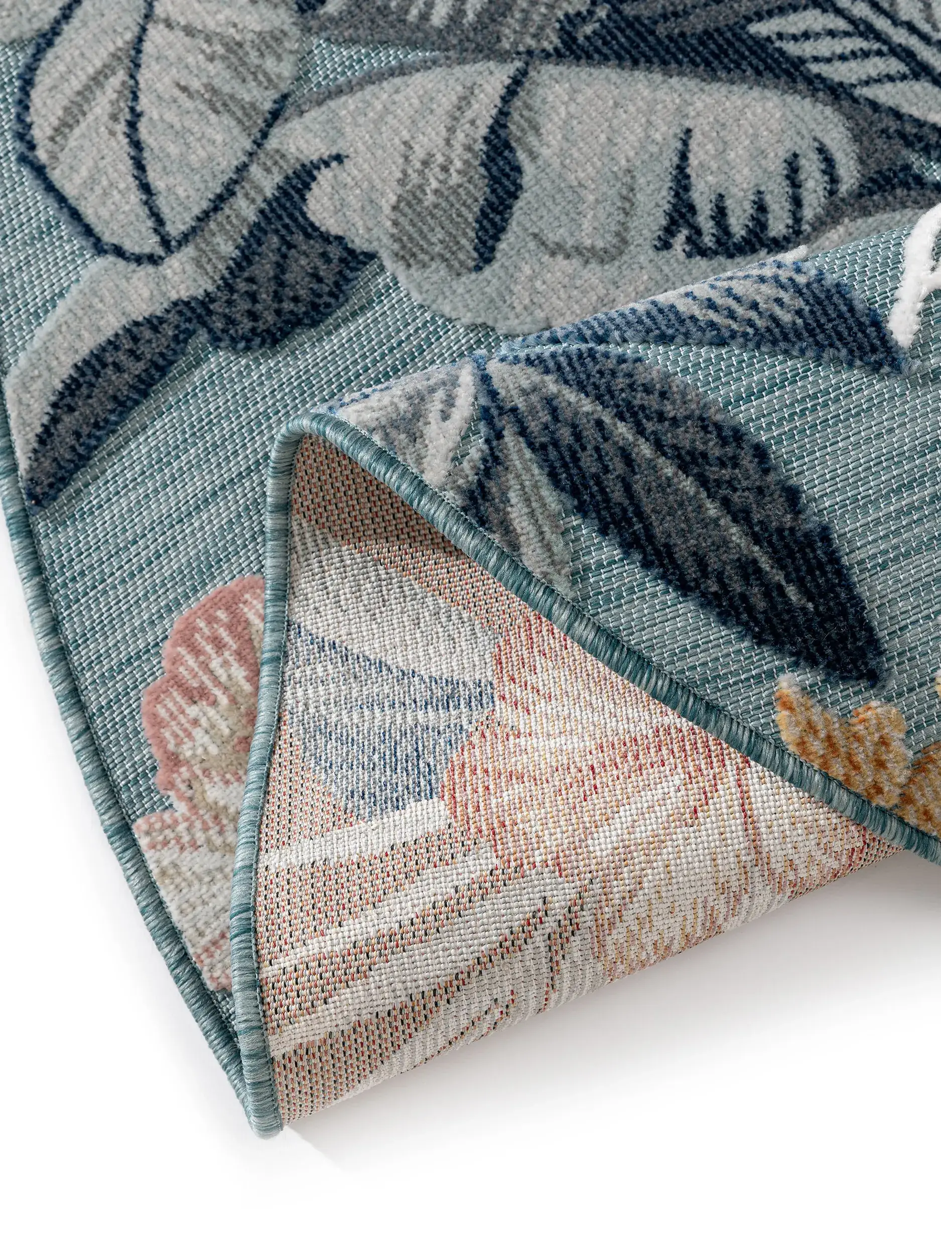 Rug made of 100% Polypropylen in Multicolour with a 100% Polypropylen high pile by benuta Basic