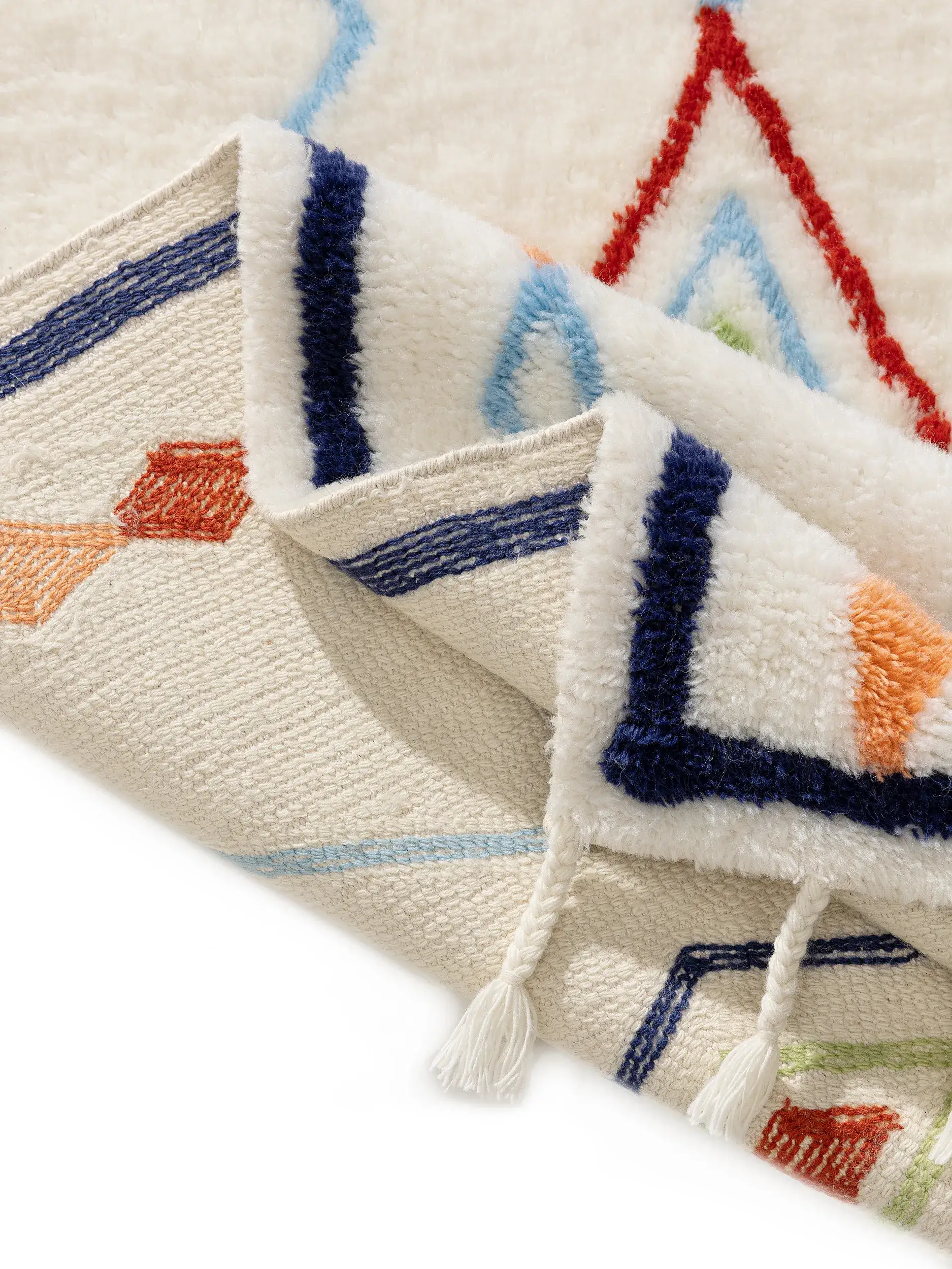 Tapete de 100% Wolle em Multicolor com pelo de 100% Wolle de altura da Lytte