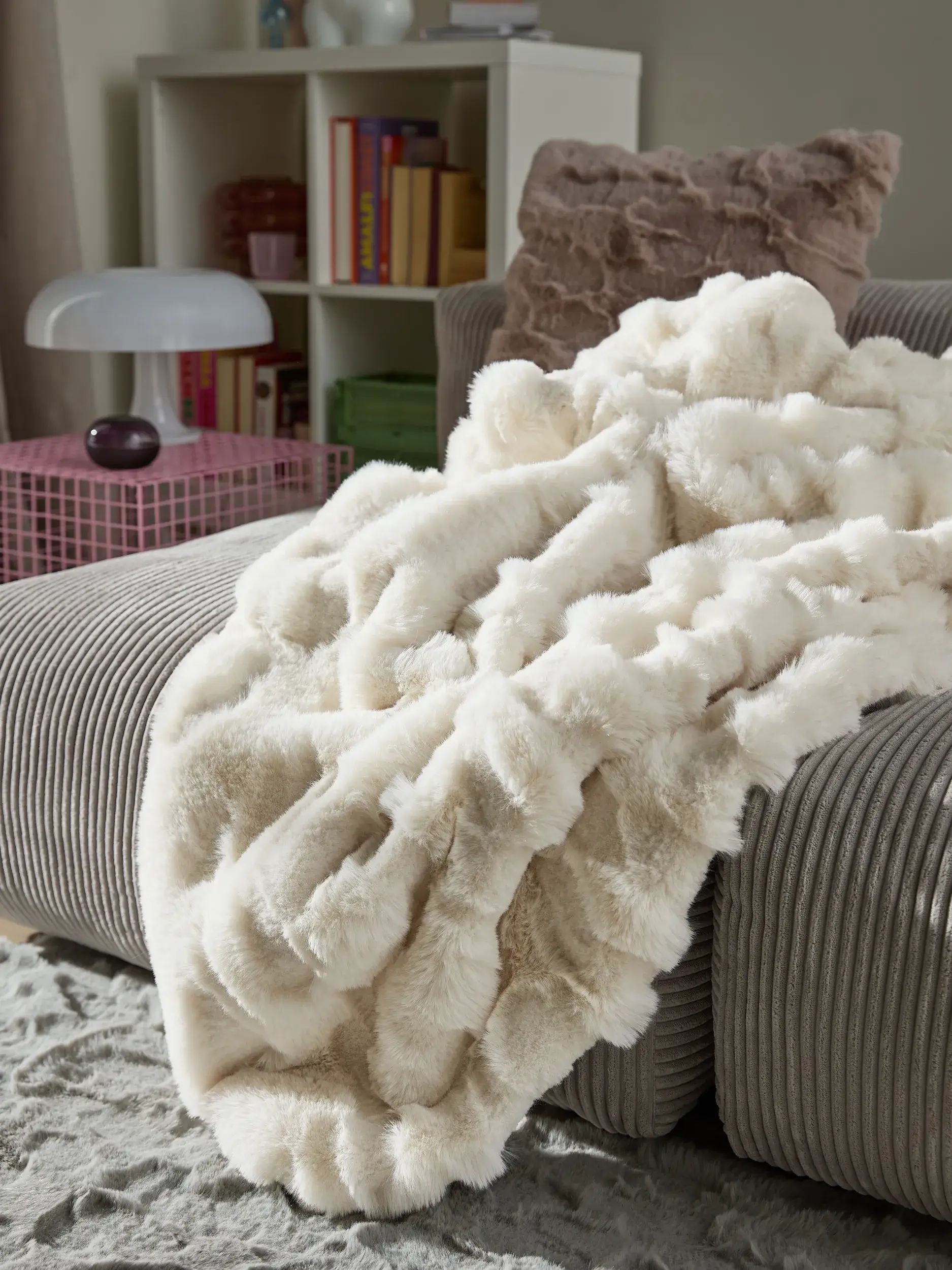 Decke Immy Cream im Design  aus  von benuta Pop