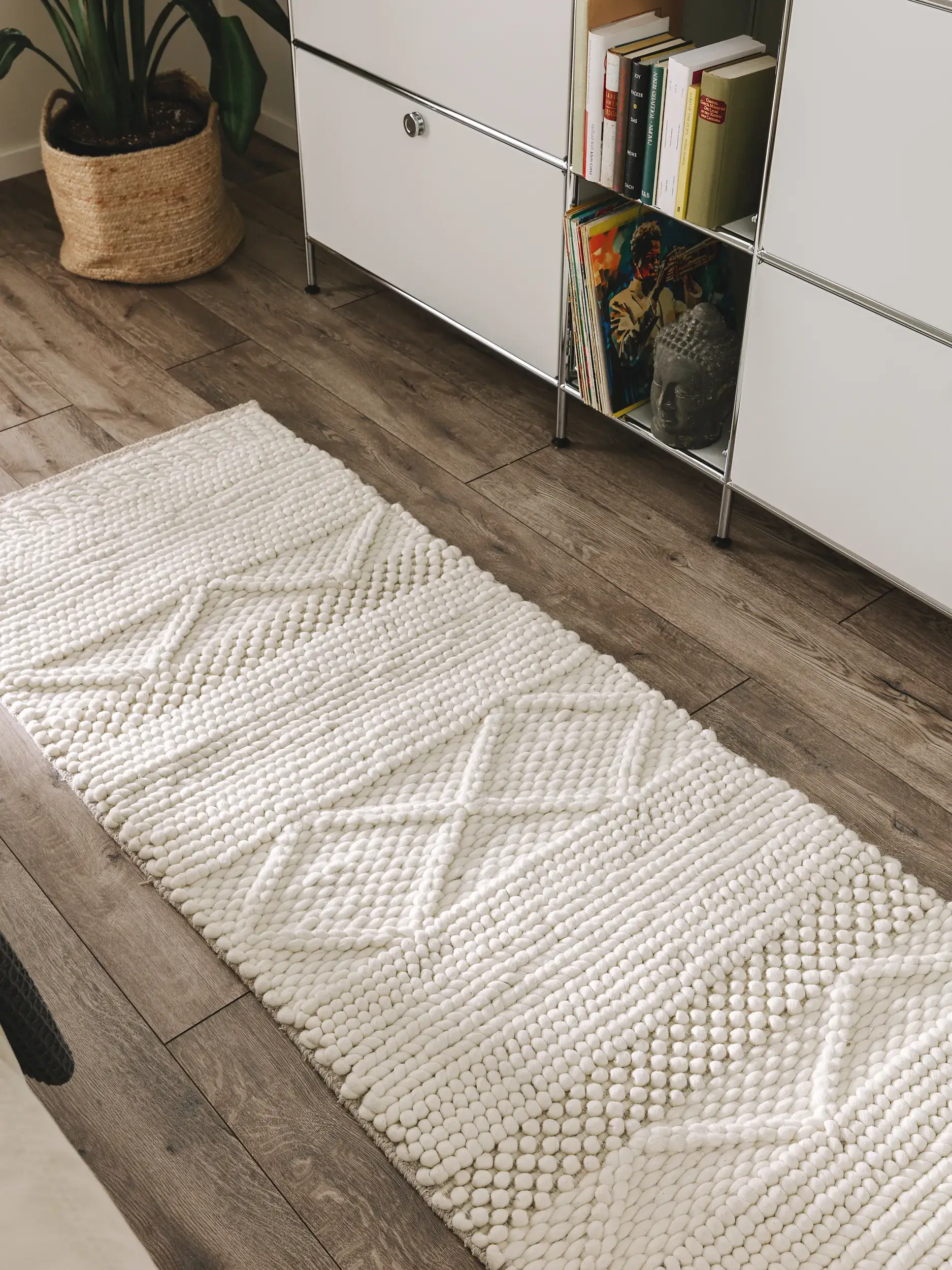 Teppich Alva aus 100% Wolle in Beige von benuta Pure
