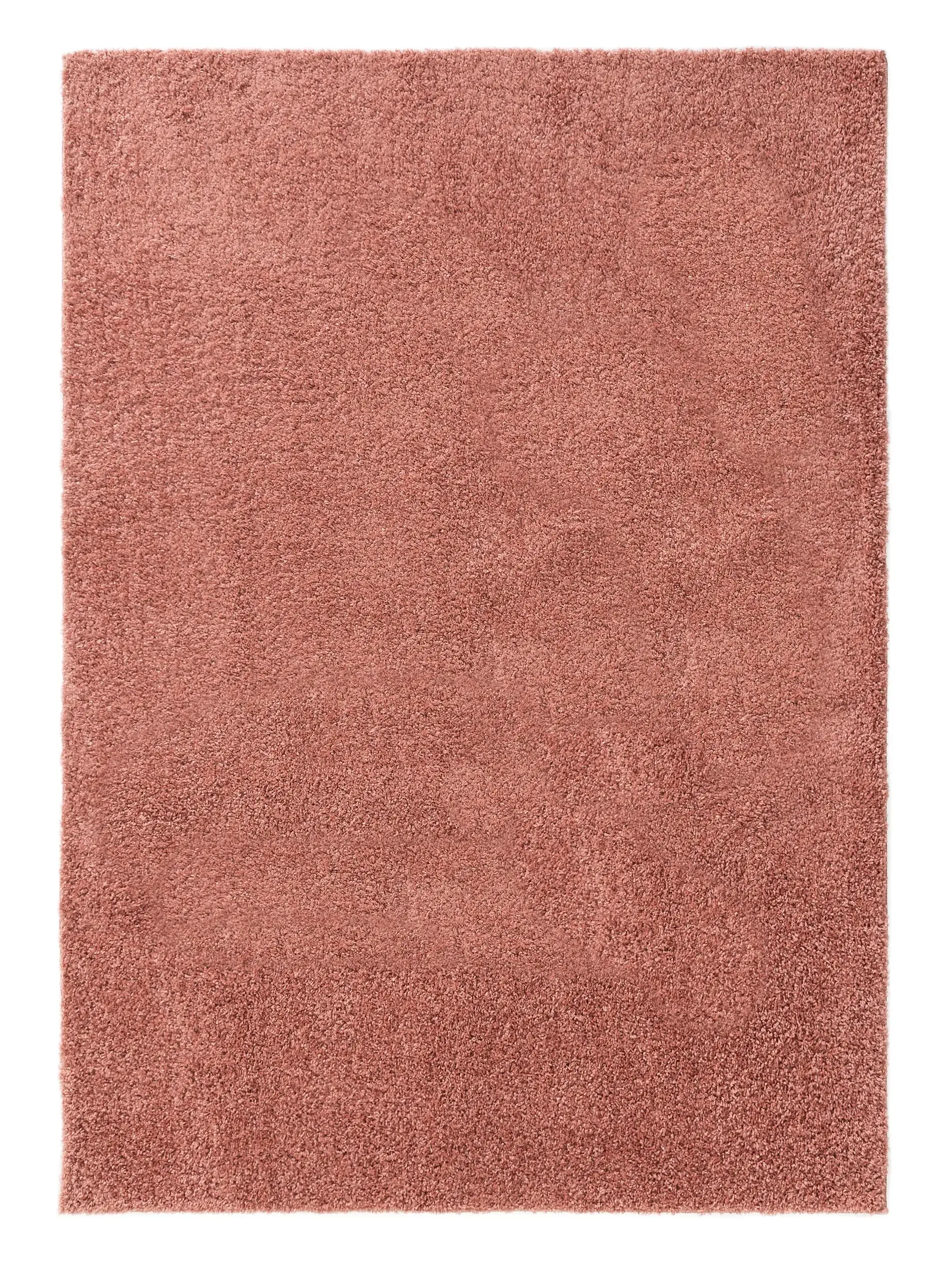 Teppe av 100% Polypropylen i Rosa med 100% Polypropylen høy lugg fra benuta Basic