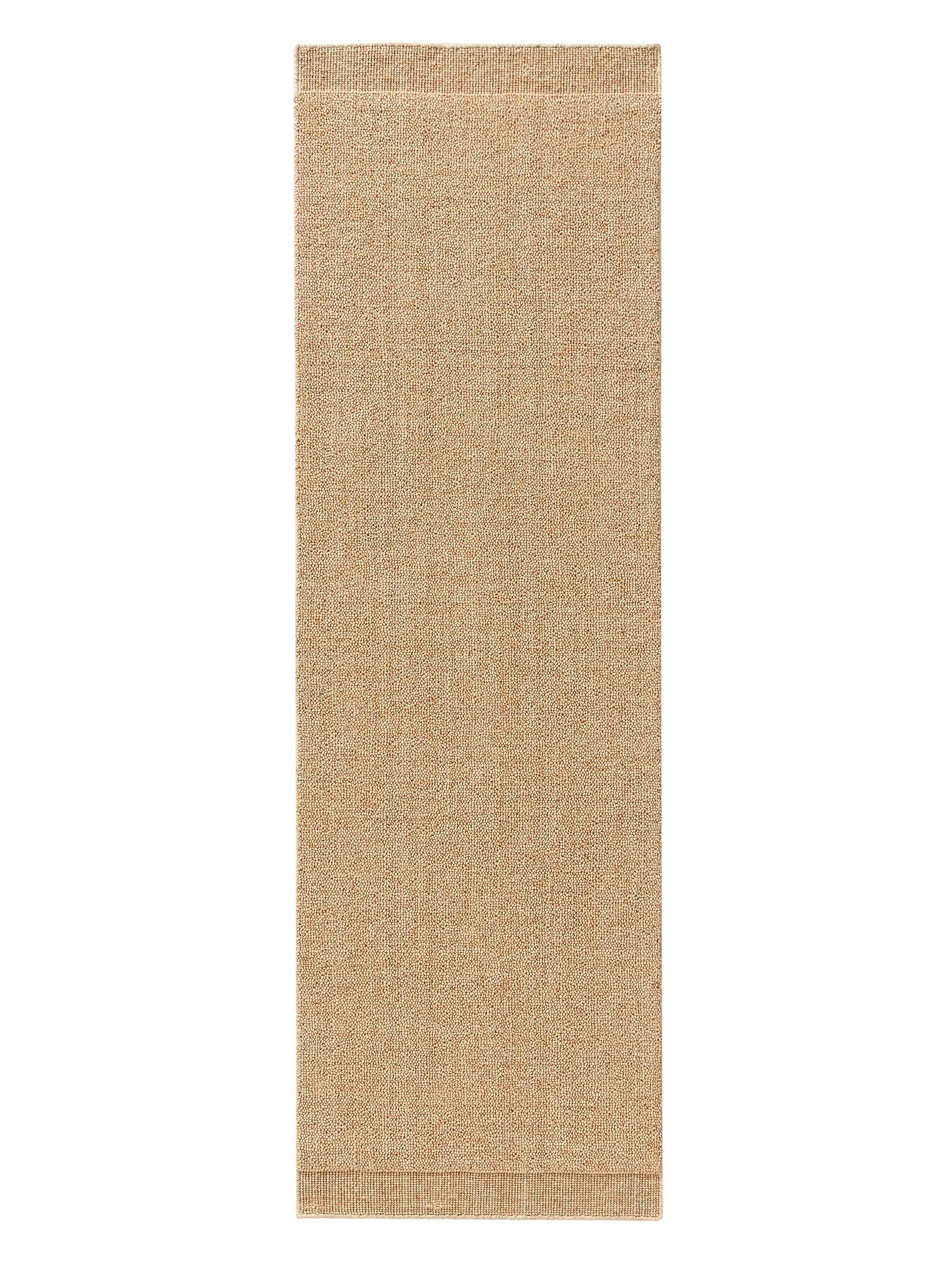Alfombra de 80% Lana, 20% Algodón en Naranja con un pelo de {{Placeholder_Pile Height}} de altura de benuta pure