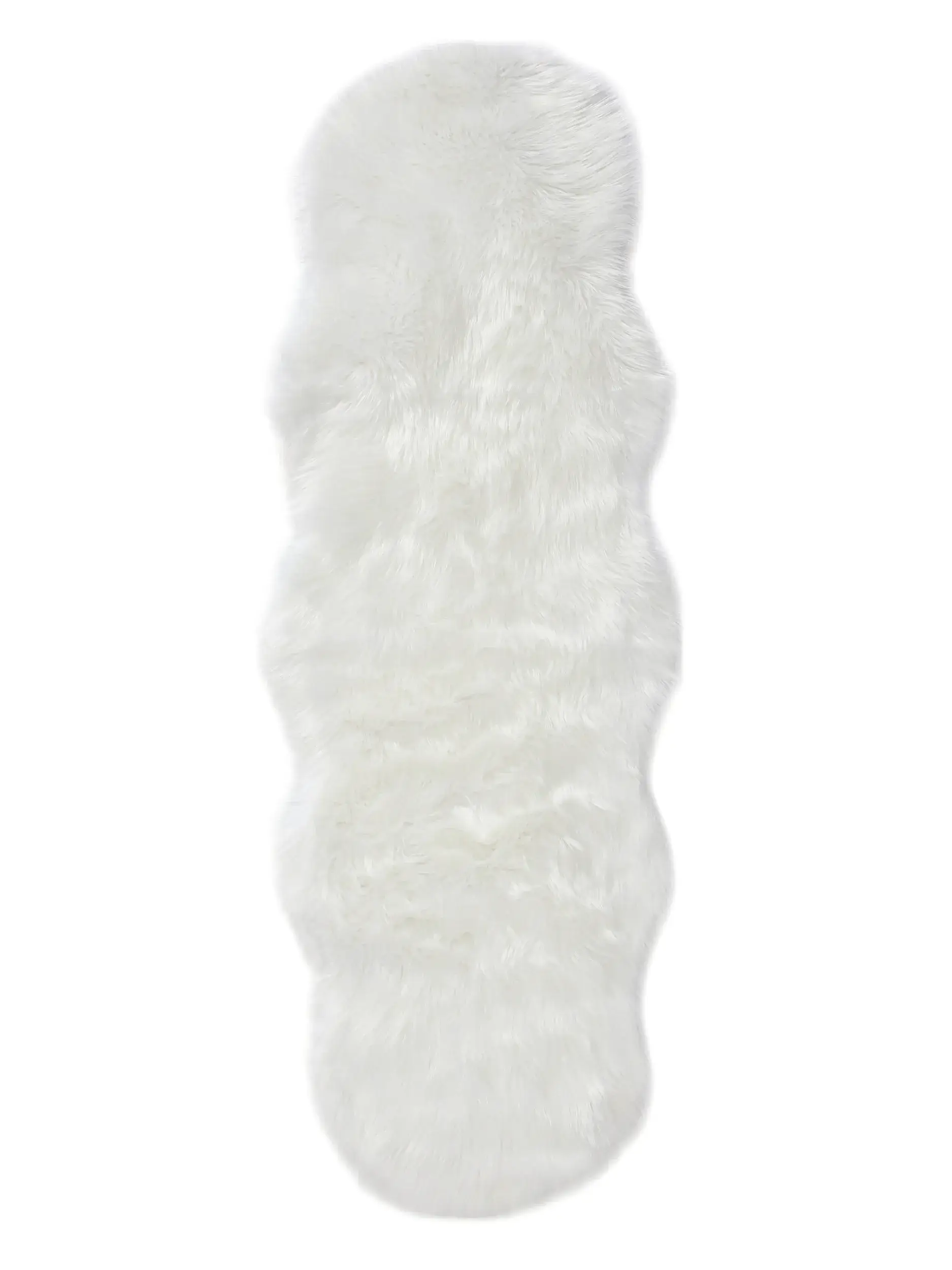 Koberec z 70% Polyacryl, 30% Polyester v Weiß s vlasem výšky 70% Polyacryl, 30% Polyester od benuta Pop
