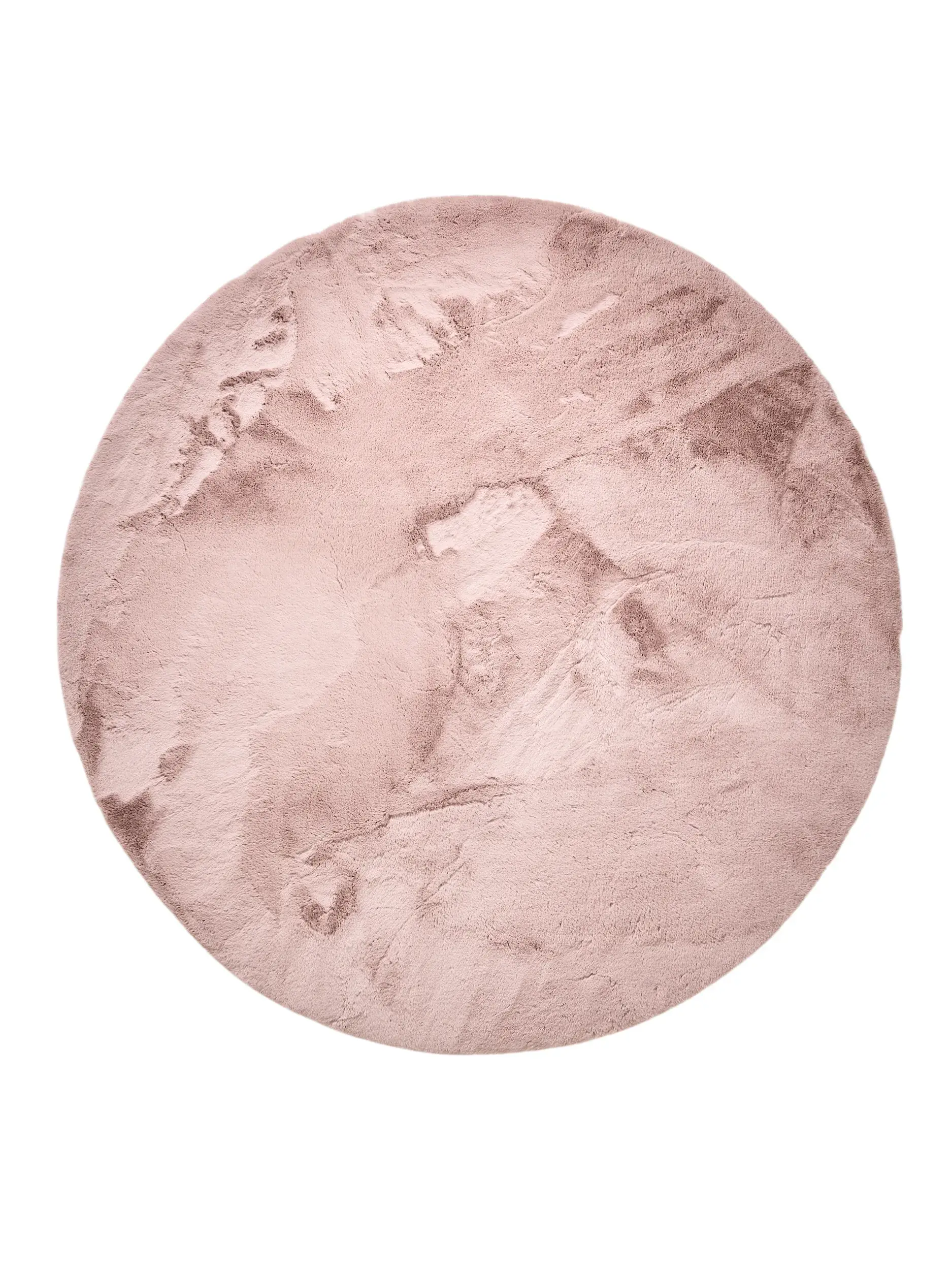 Teppich aus 100% Polyester in Rosa mit 100% Polyester hohem Flor von benuta Nest
