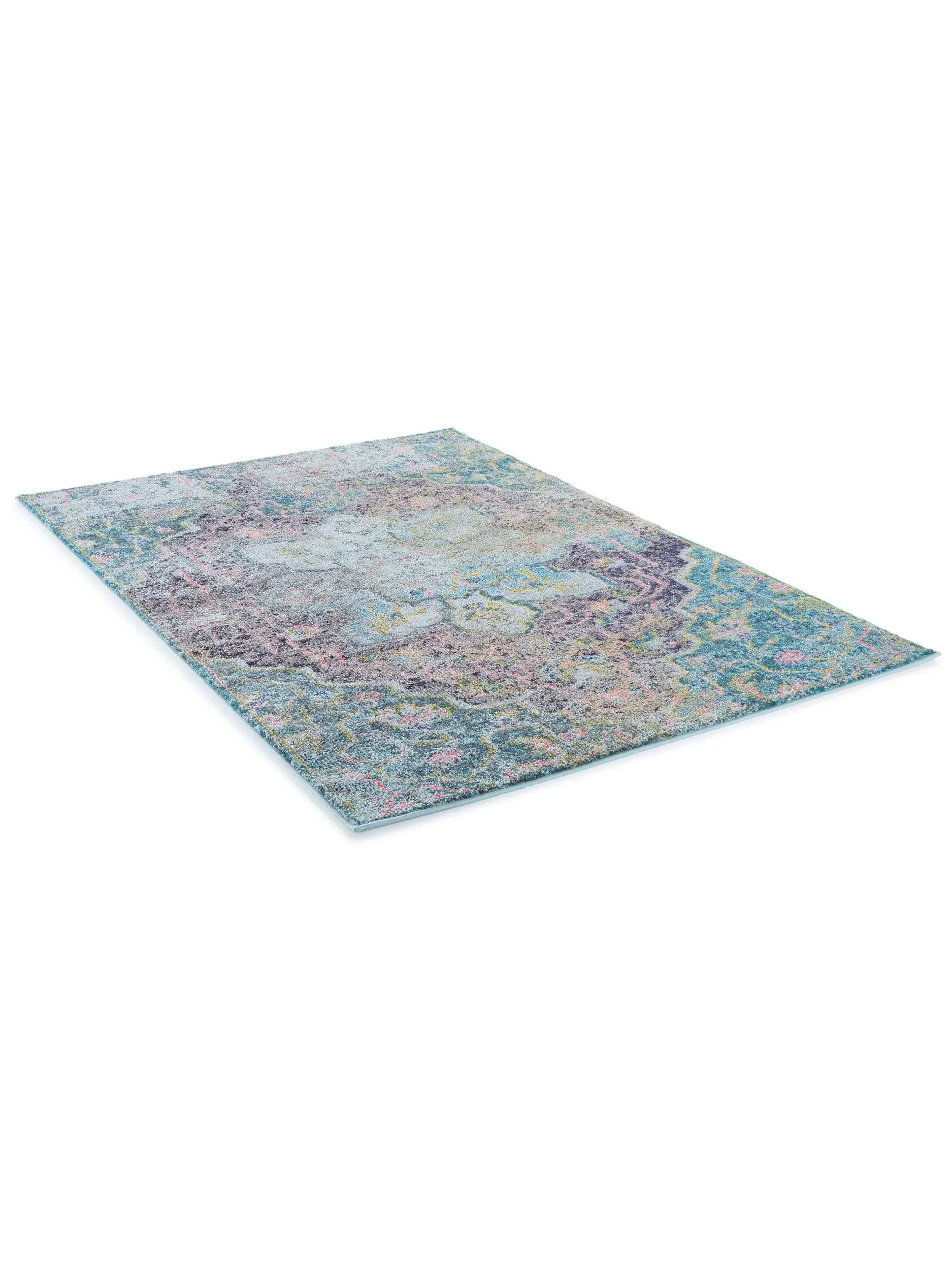 Alfombra de 100% Polipropileno en Turquesa con un pelo de {{Placeholder_Pile Height}} de altura de benuta nest