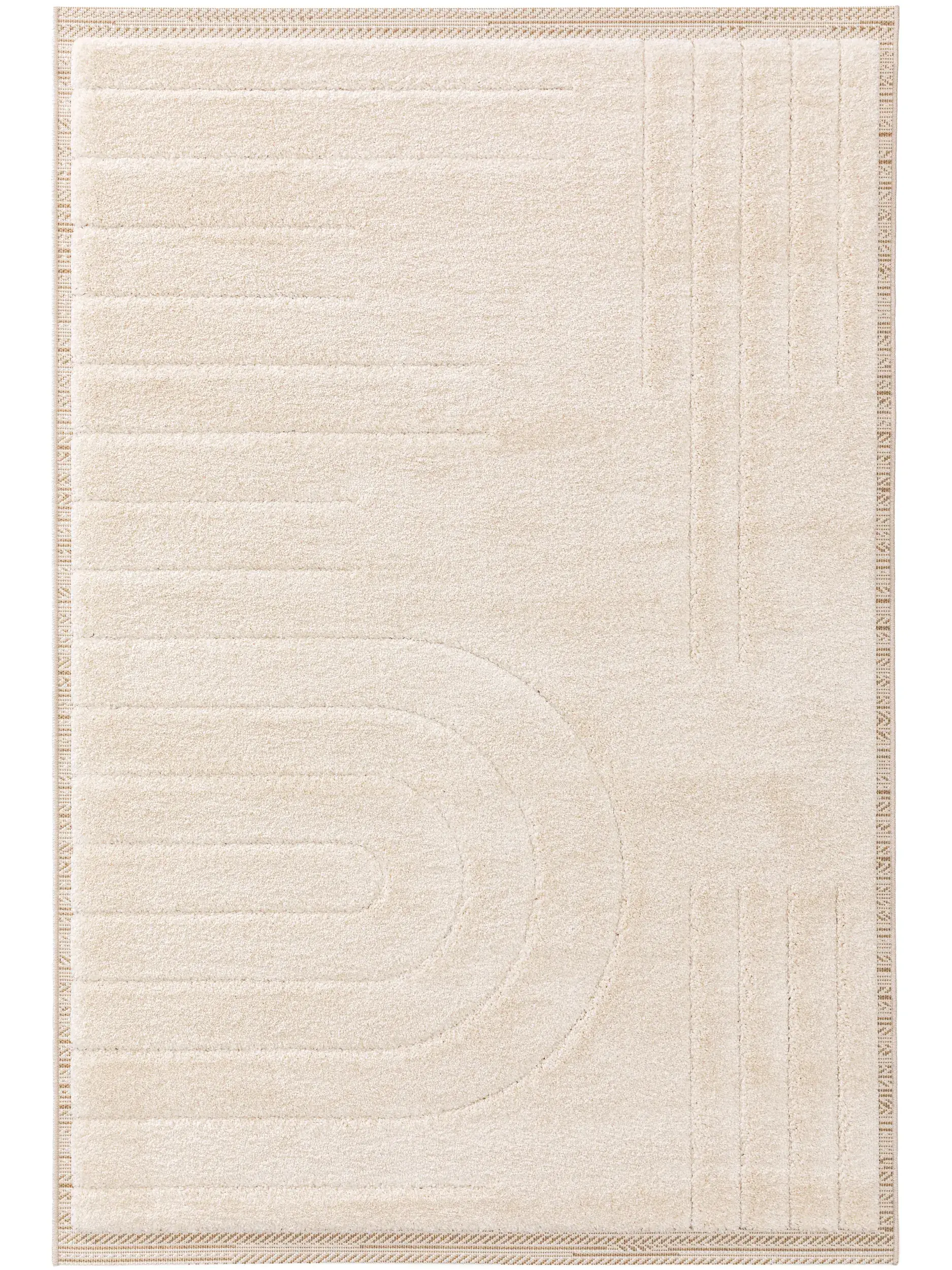 Teppich Aimee aus 100% Polypropylen in Beige von benuta Nest