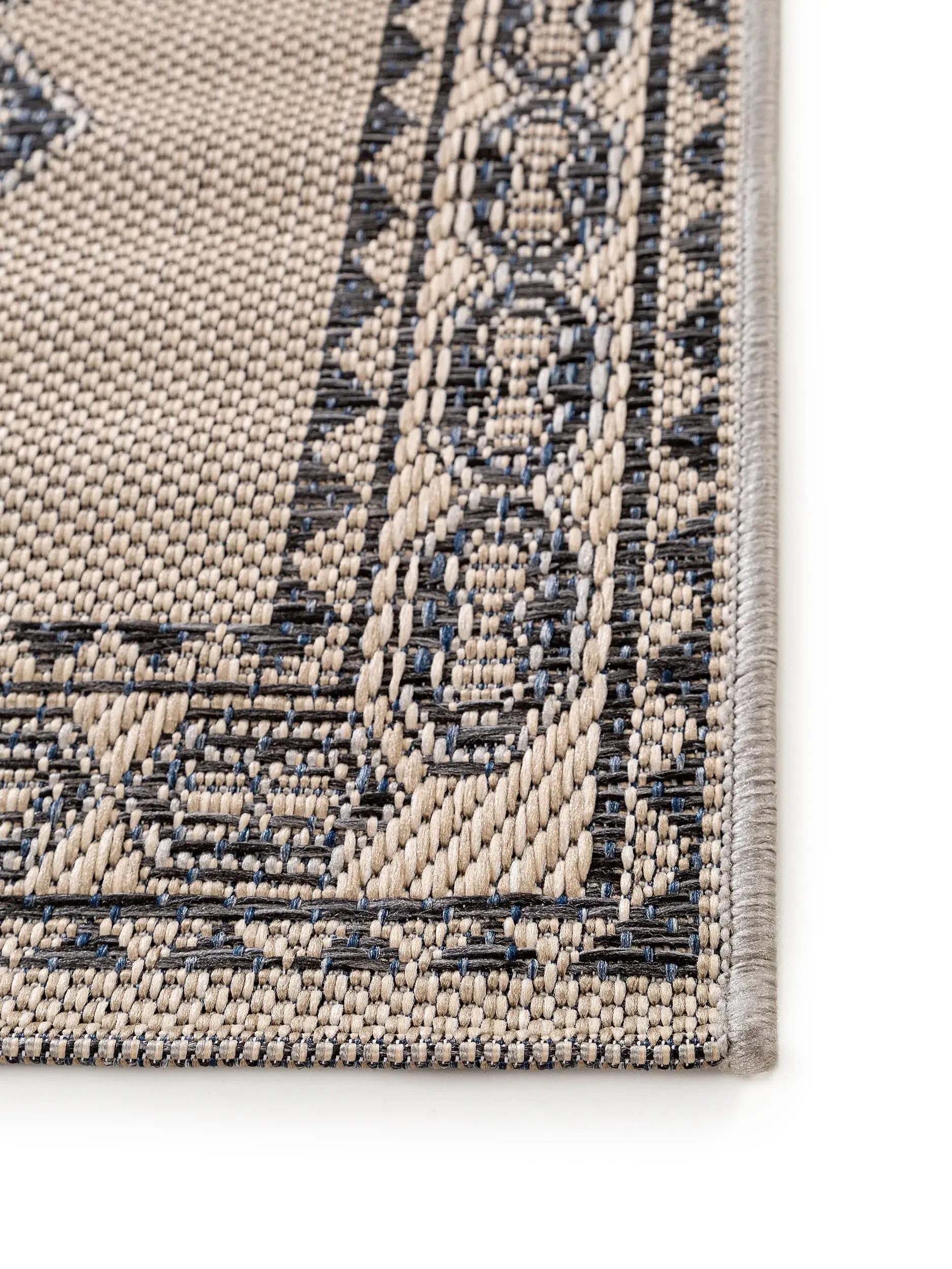 Teppich aus 100% Polypropylen in Beige mit 100% Polypropylen hohem Flor von benuta