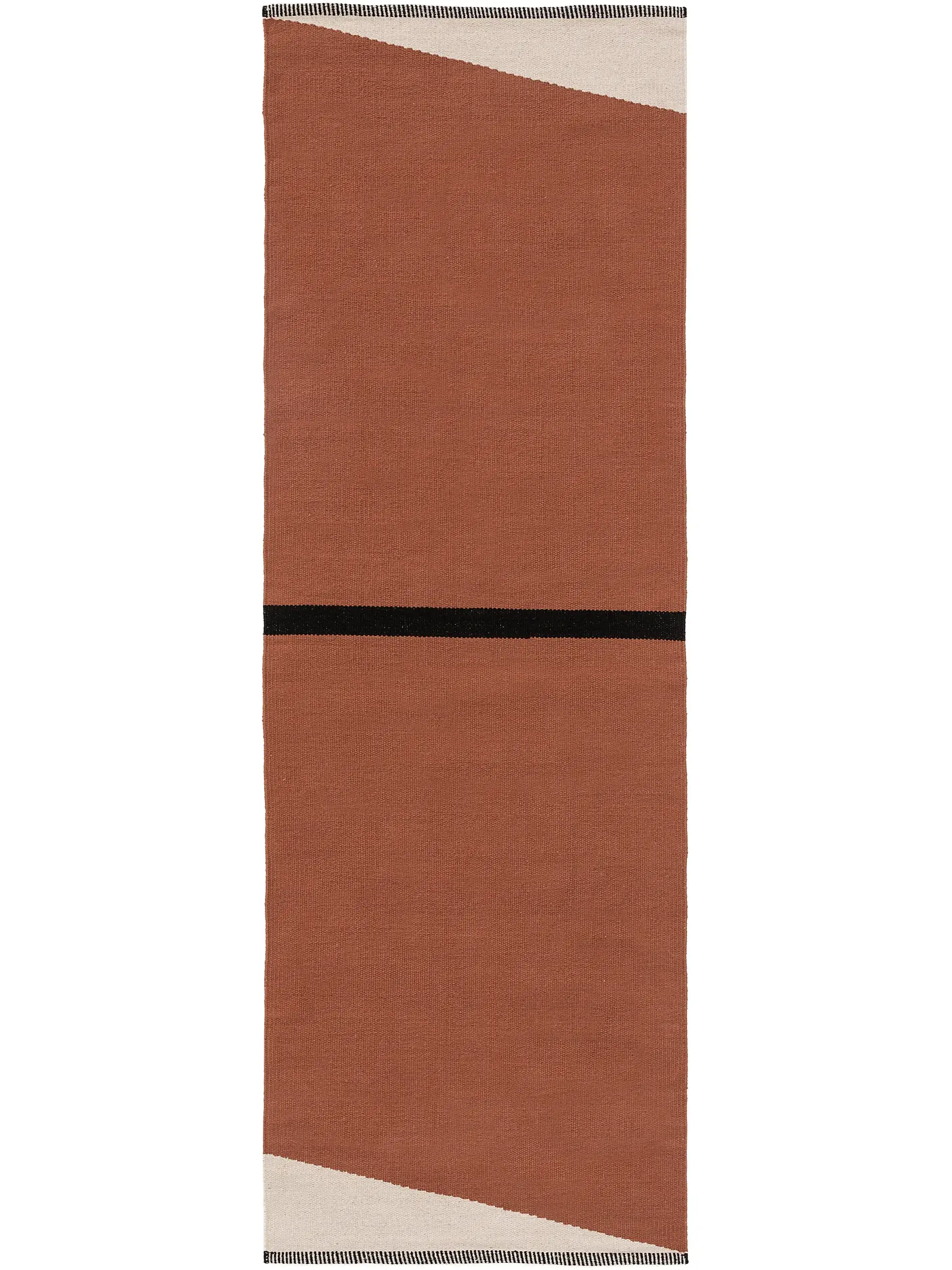 Tapis en 100% Coton en Marron avec une pile de 100% Coton de hauteur de benuta POP