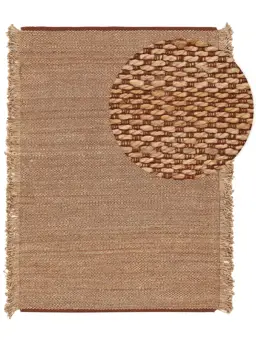 Juteteppich Alexandra Beige/Braun
