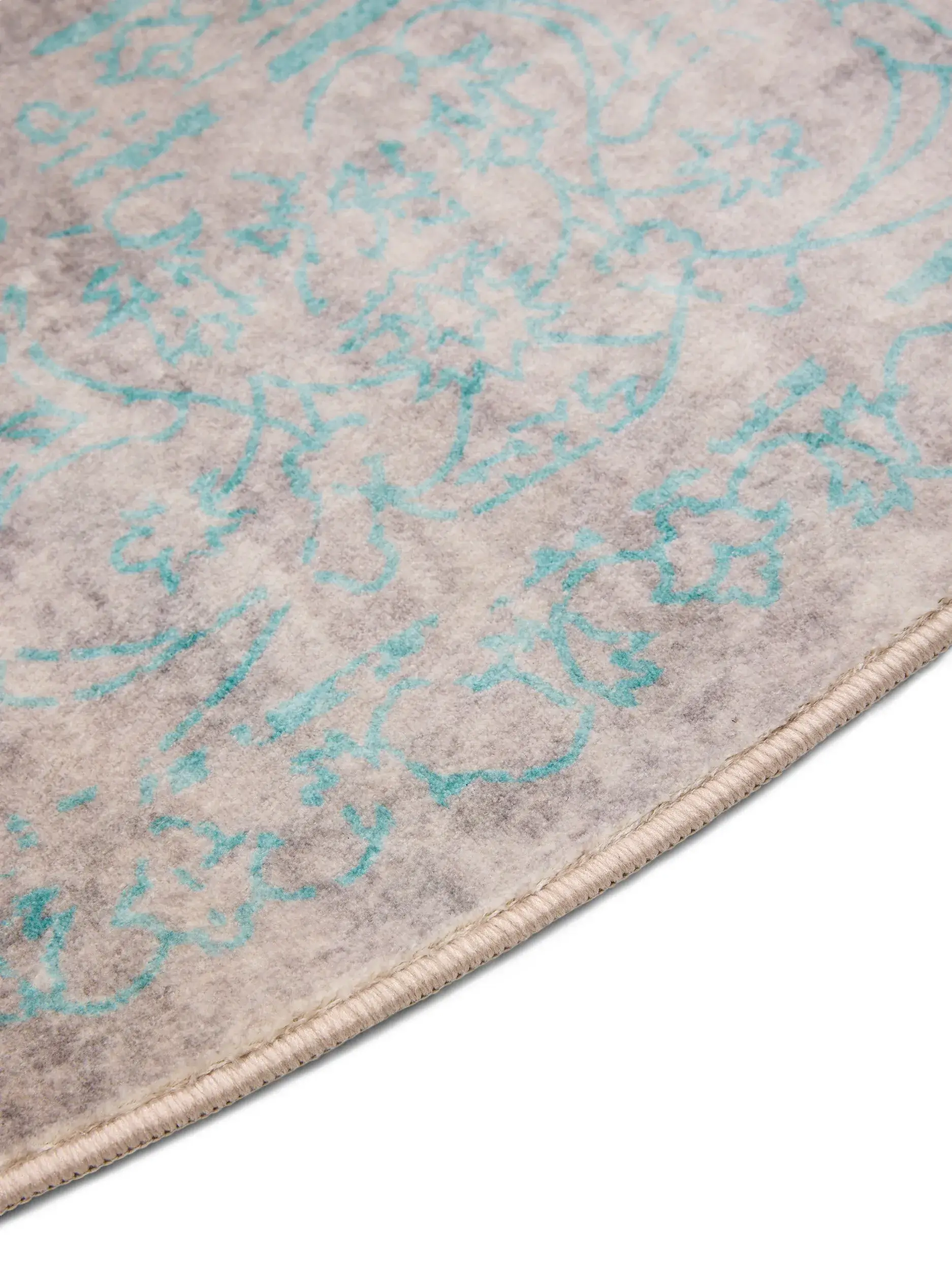Rug made of 100% Polyester in Grey with a 100% Polyester high pile by benuta Nest