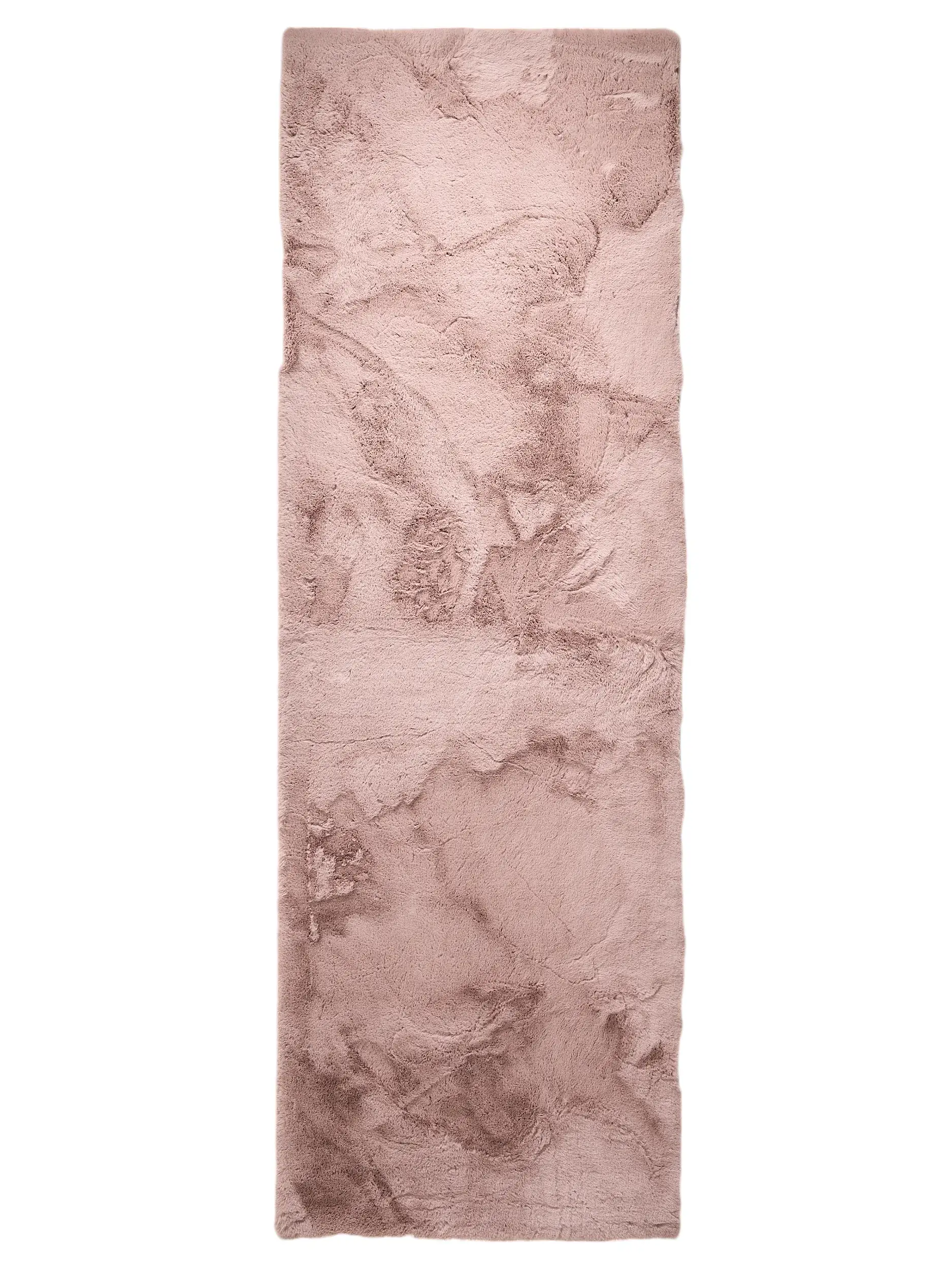 Teppich aus 100% Polyester in Rosa mit 100% Polyester hohem Flor von benuta Nest