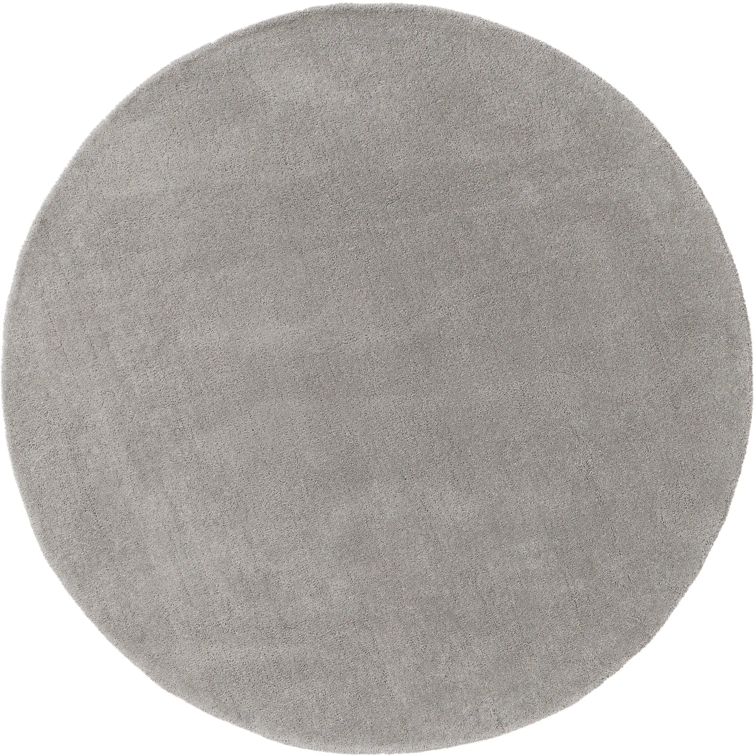 Teppich aus 100% Wolle in Grau mit 100% Wolle hohem Flor von benuta Nest