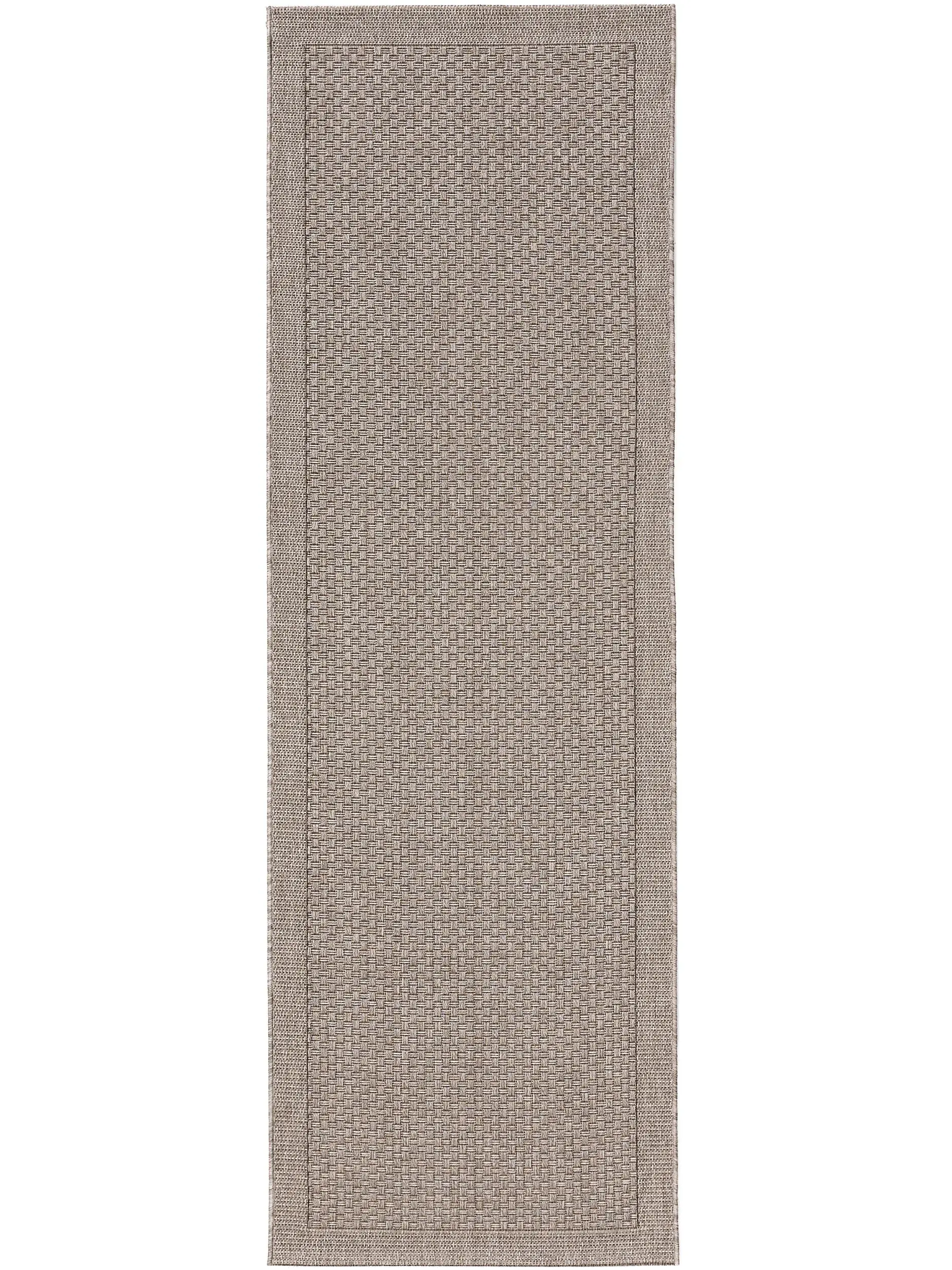 Tapis en 100% Polypropylène en Gris avec une pile de 100% Polypropylène de hauteur de benuta nest