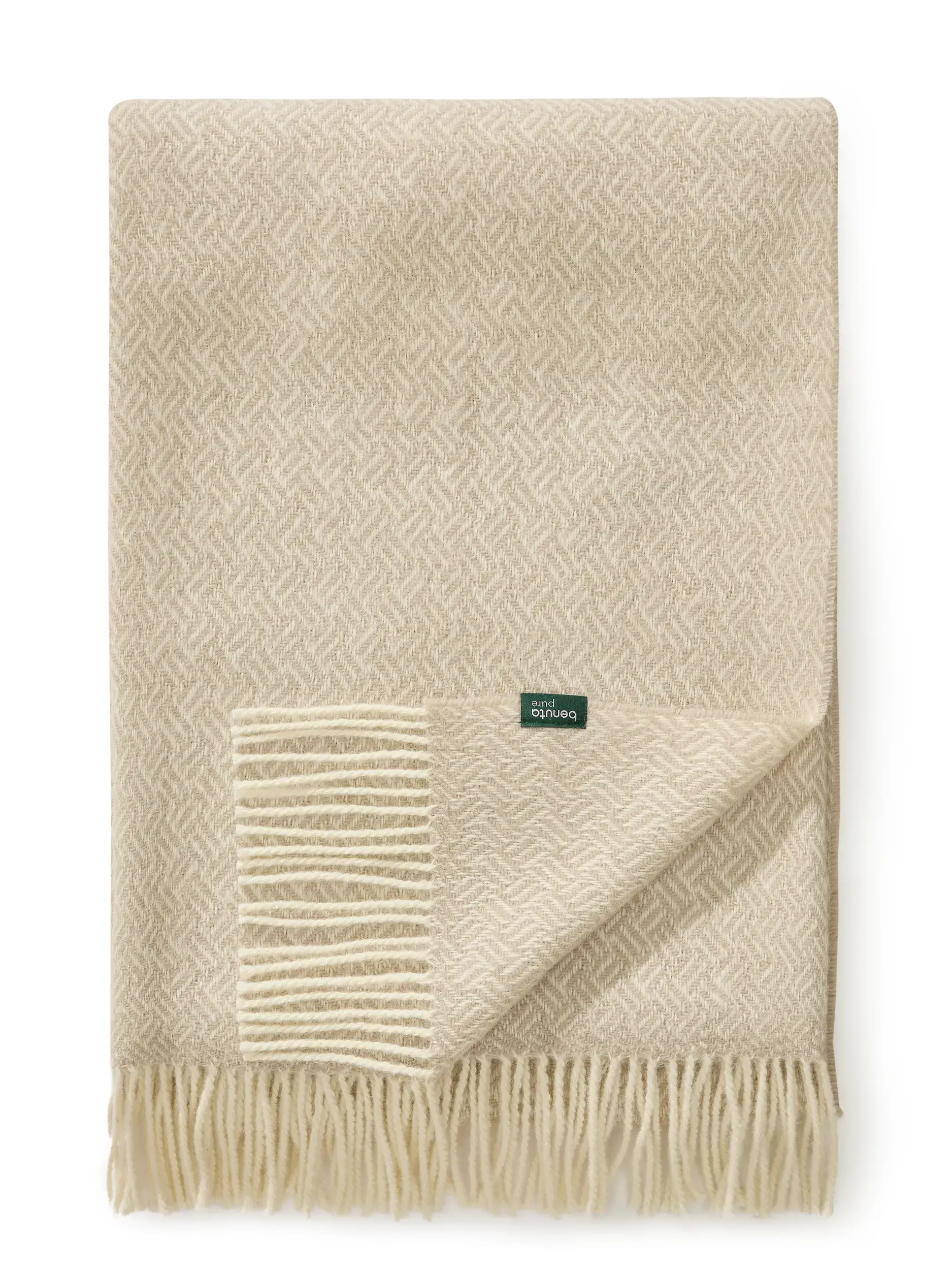 Ullteppe Bianca Beige fra benuta pure