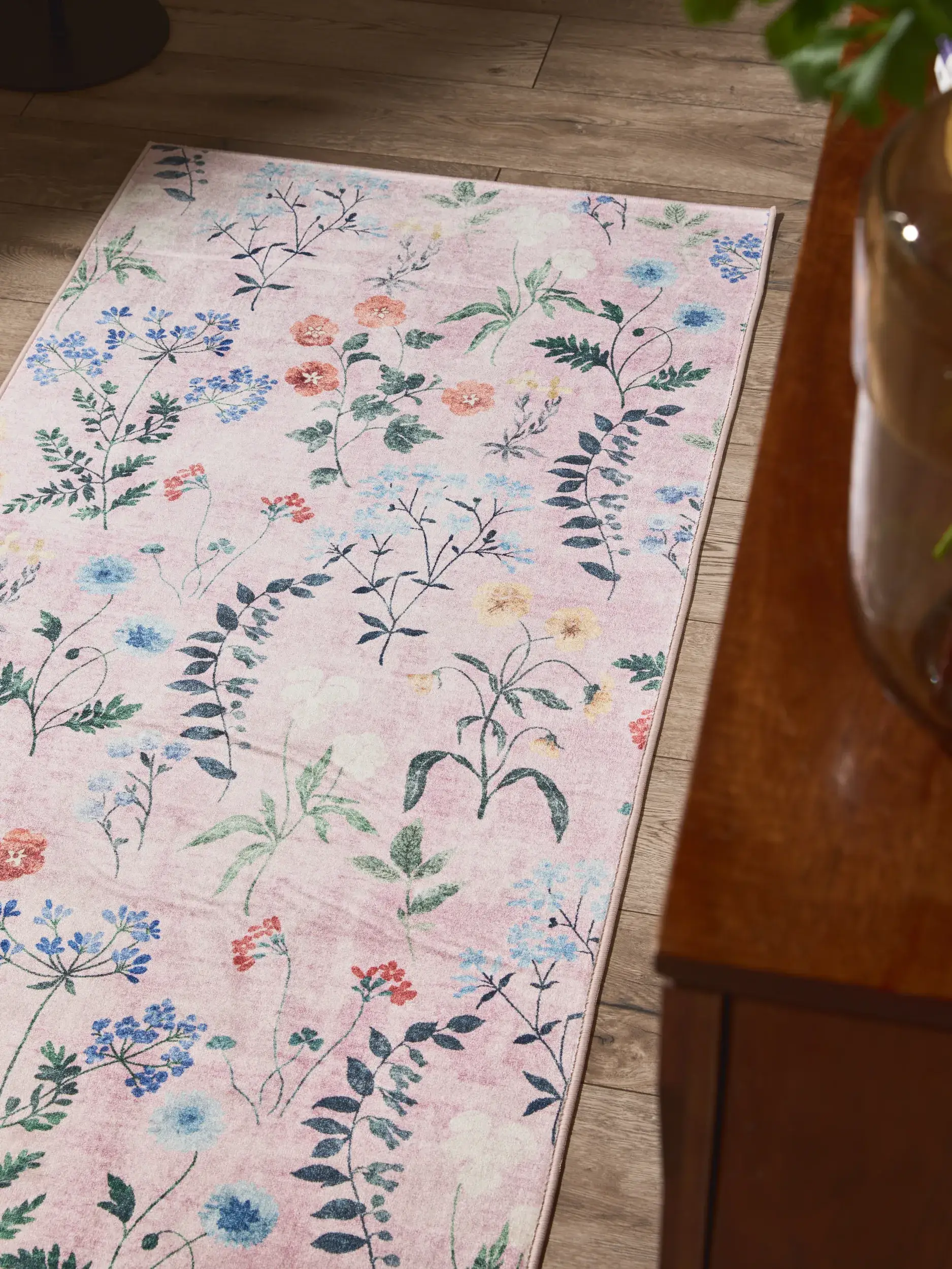 Rug made of 100% Polyester in Multicolor with a 100% Polyester high pile by benuta Nest