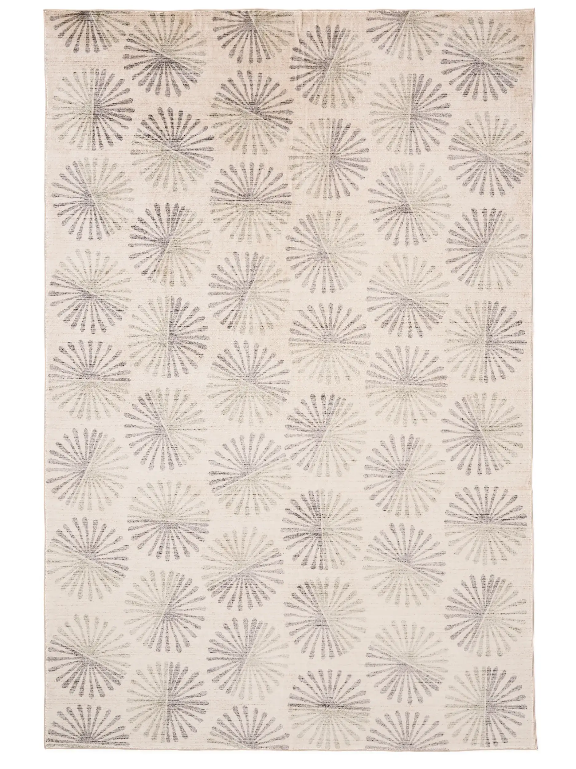 Rug made of 100% Polyester in Beige with a 100% Polyester high pile by benuta Nest