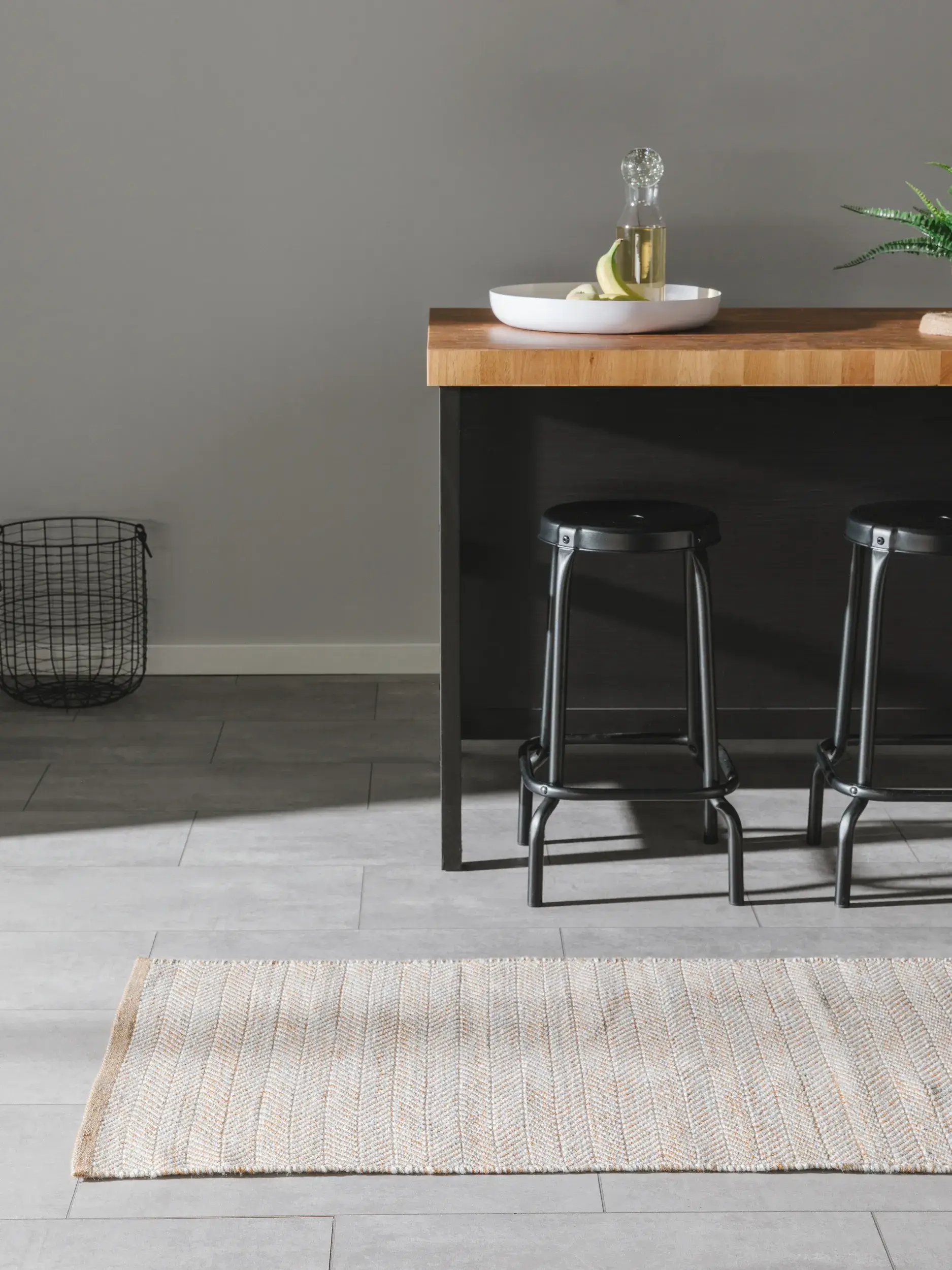 Teppich Rio aus 100% Polyester (recyceltes PET) in Braun von benuta Pure