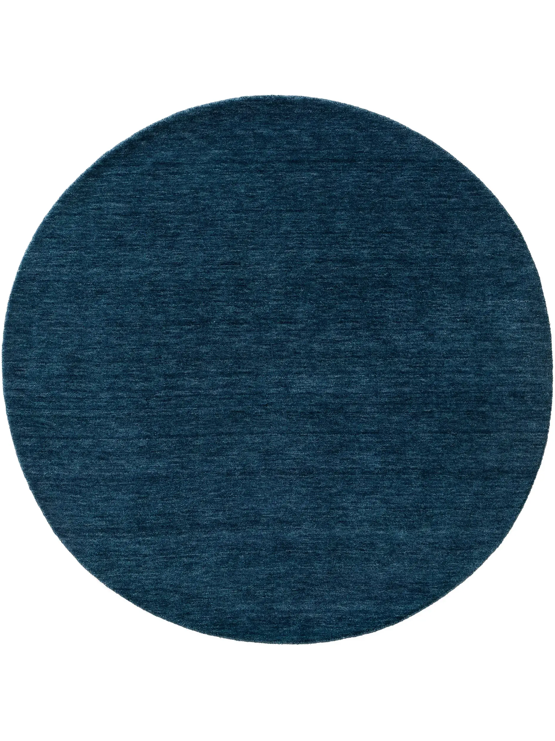 Teppich aus 100% Wolle in Blau mit 100% Wolle hohem Flor von benuta Nest