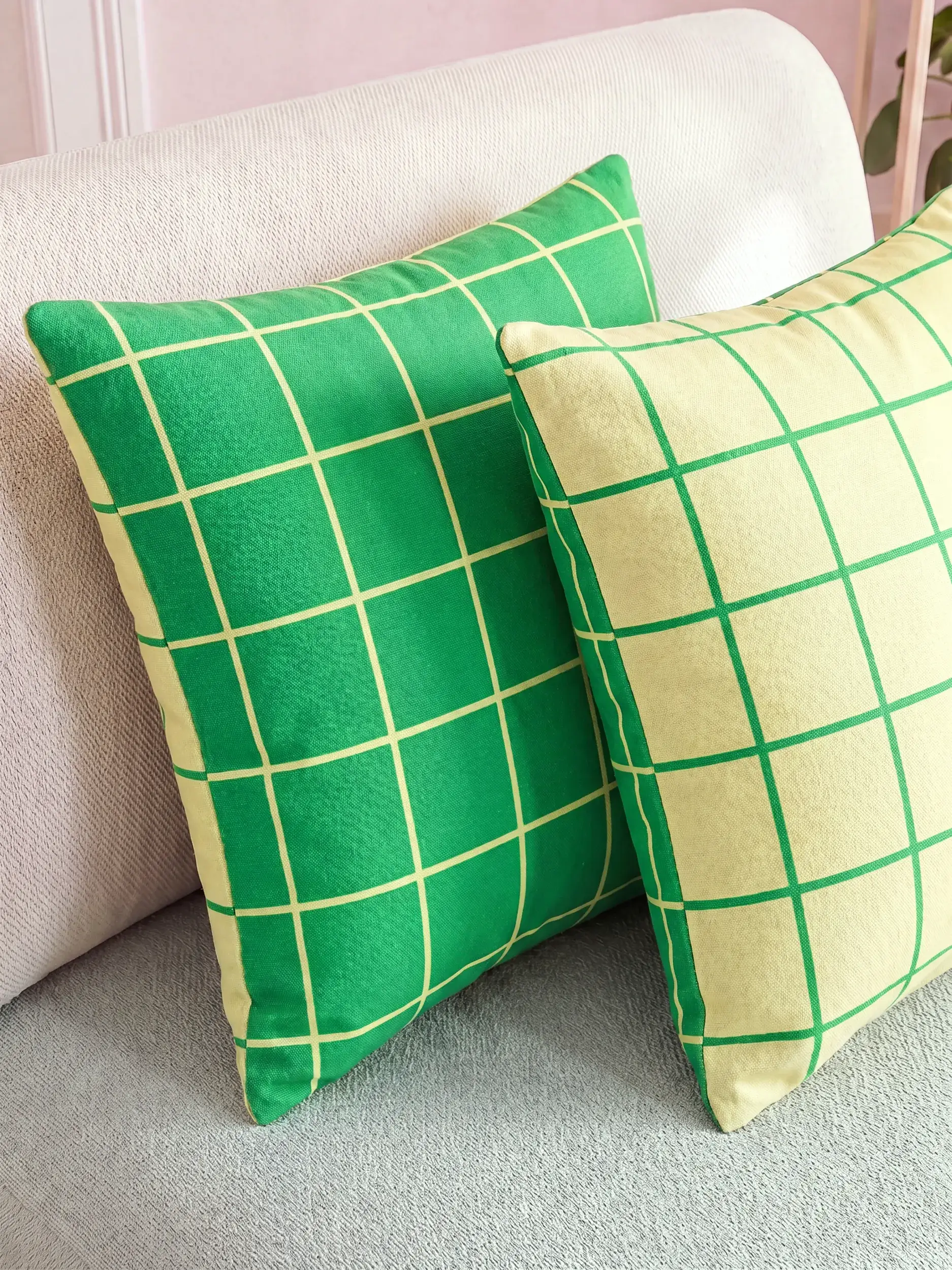 Cushion Joy Green by benuta Pop