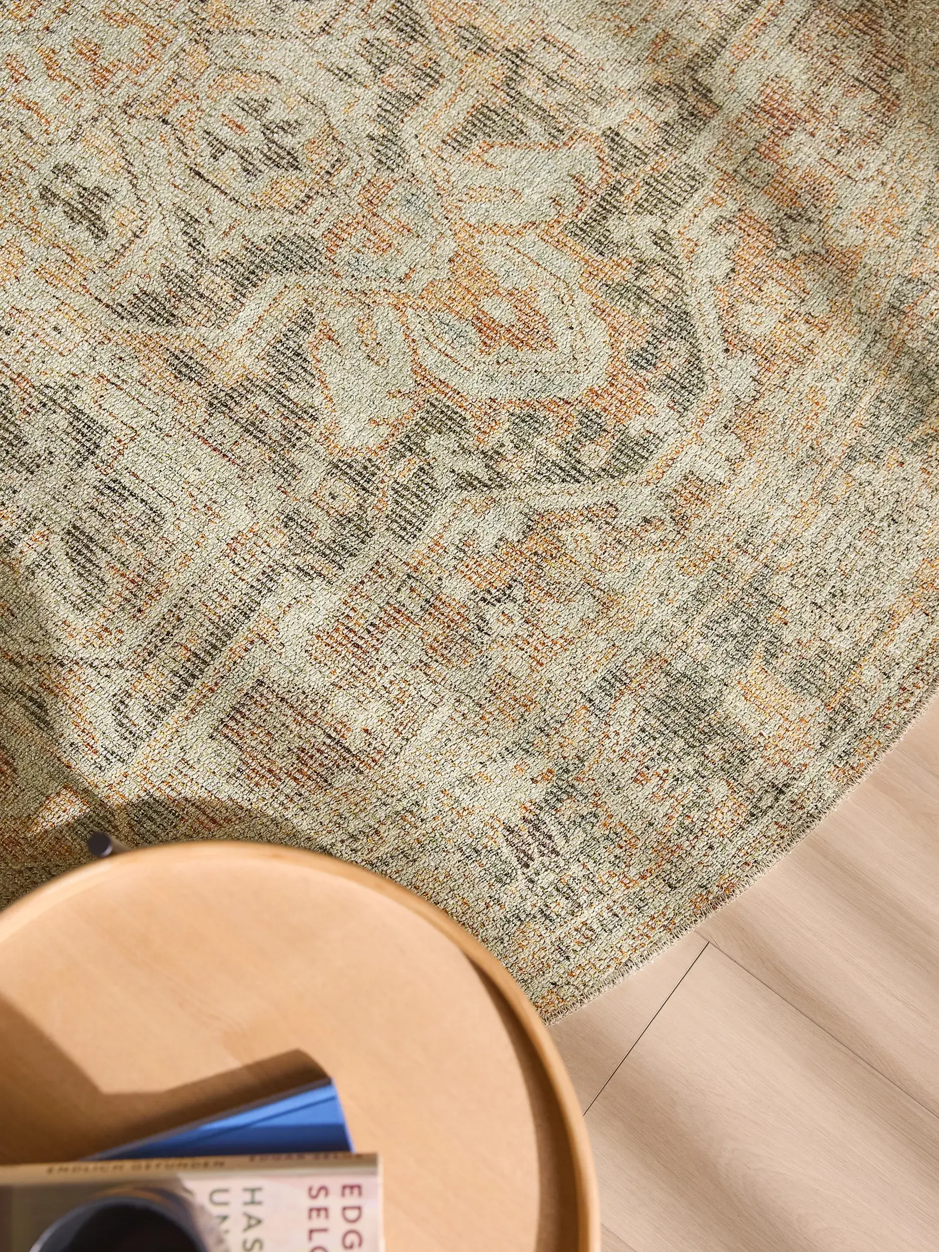 Rug made of 50% Polyester, 50% Polycotton in Multicolour with a 50% Polyester, 50% Polycotton high pile by benuta Nest