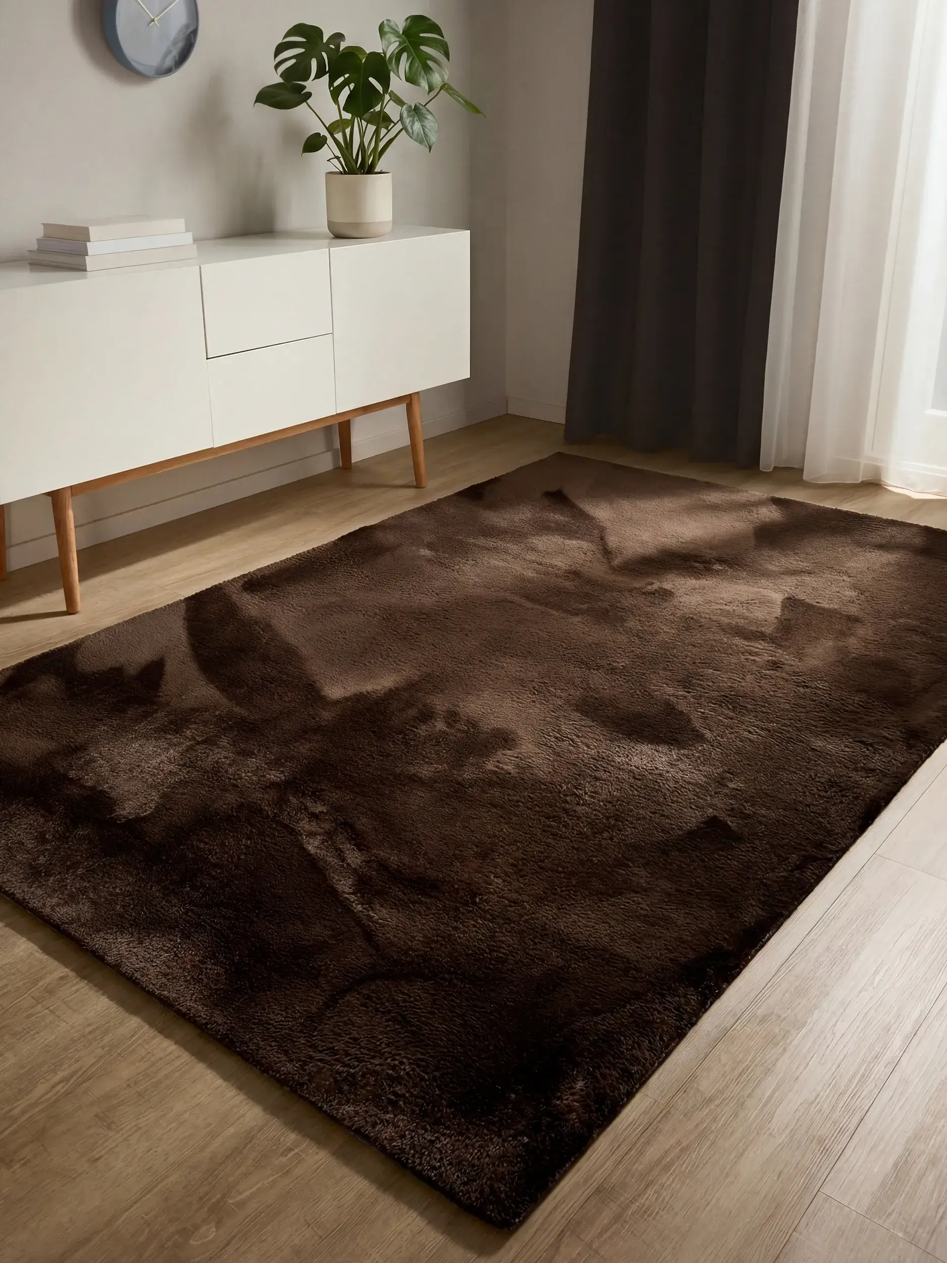 Tappeto Furry di 100% Poliestere in  di benuta Basic