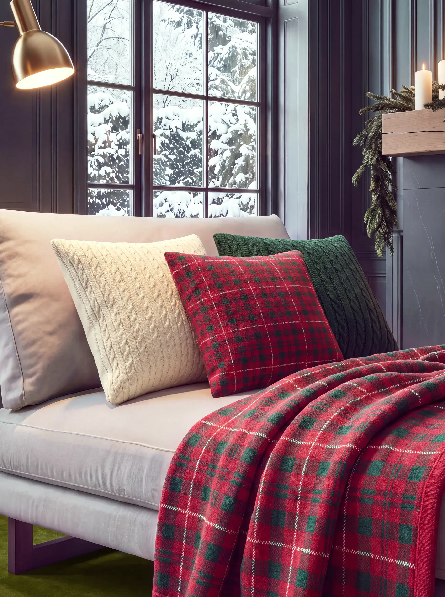 Kerstkussen Classic Rood van benuta