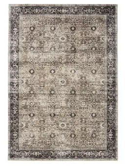 Vaskbart teppe George Antracitt/Taupe