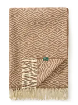 Wolldecke Bianca Braun