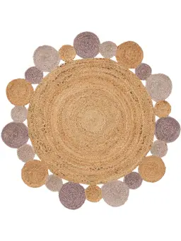 Kinderteppich Bubbles Lila
