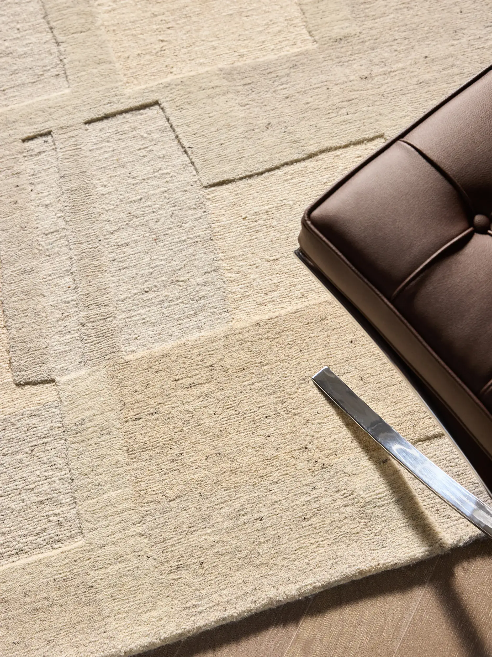Teppich Lisa aus 100% Wolle in Beige von benuta Finest