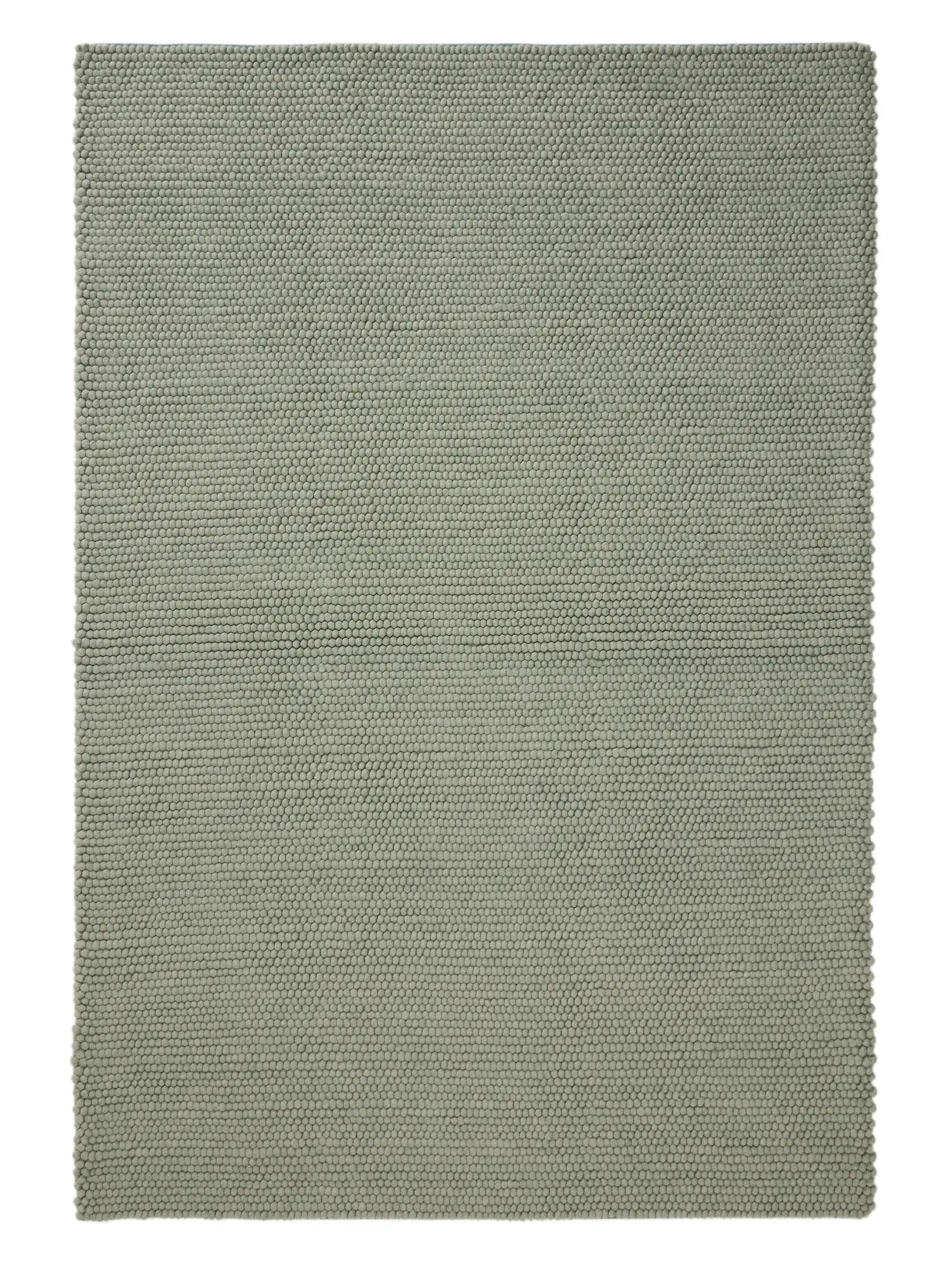 Matta Beads av 70% Ull, 30% Polyester i Grön från benuta pure