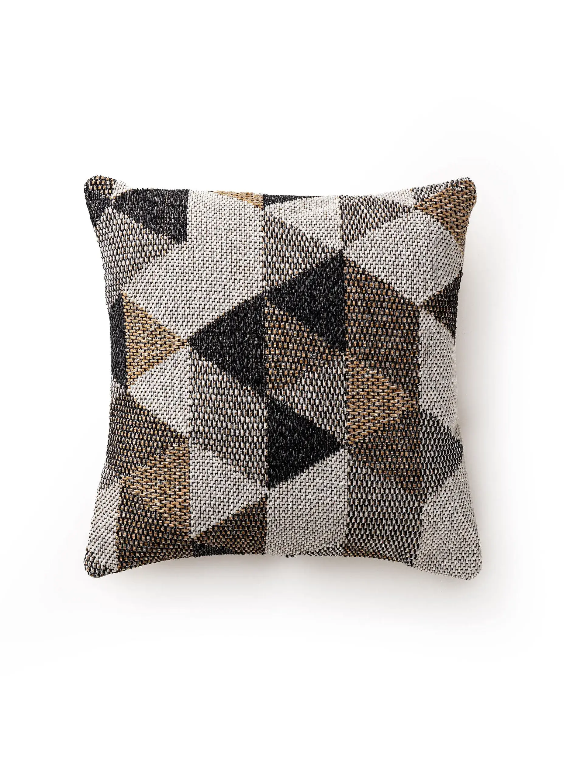 Kissenbezug Barca Beige/Schwarz com design Abstrakt em 100% bavlna da benuta Nest