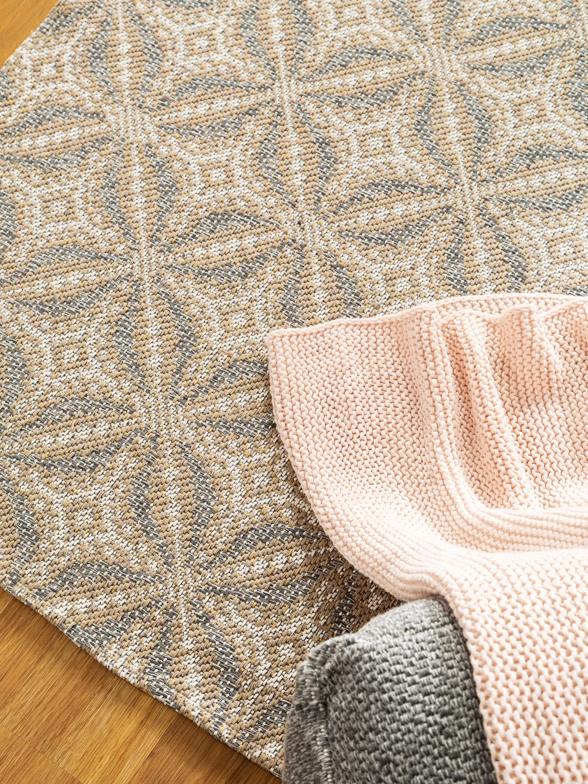 Teppich Cooper aus 100% Baumwolle in Beige von benuta Nest